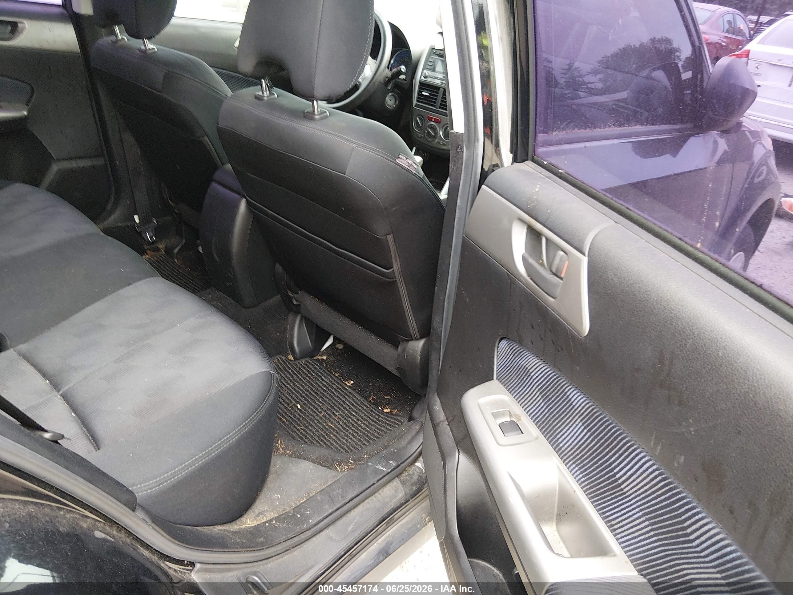 2009 Subaru Forester 2.5x Черный vin: JF2SH61679H767836