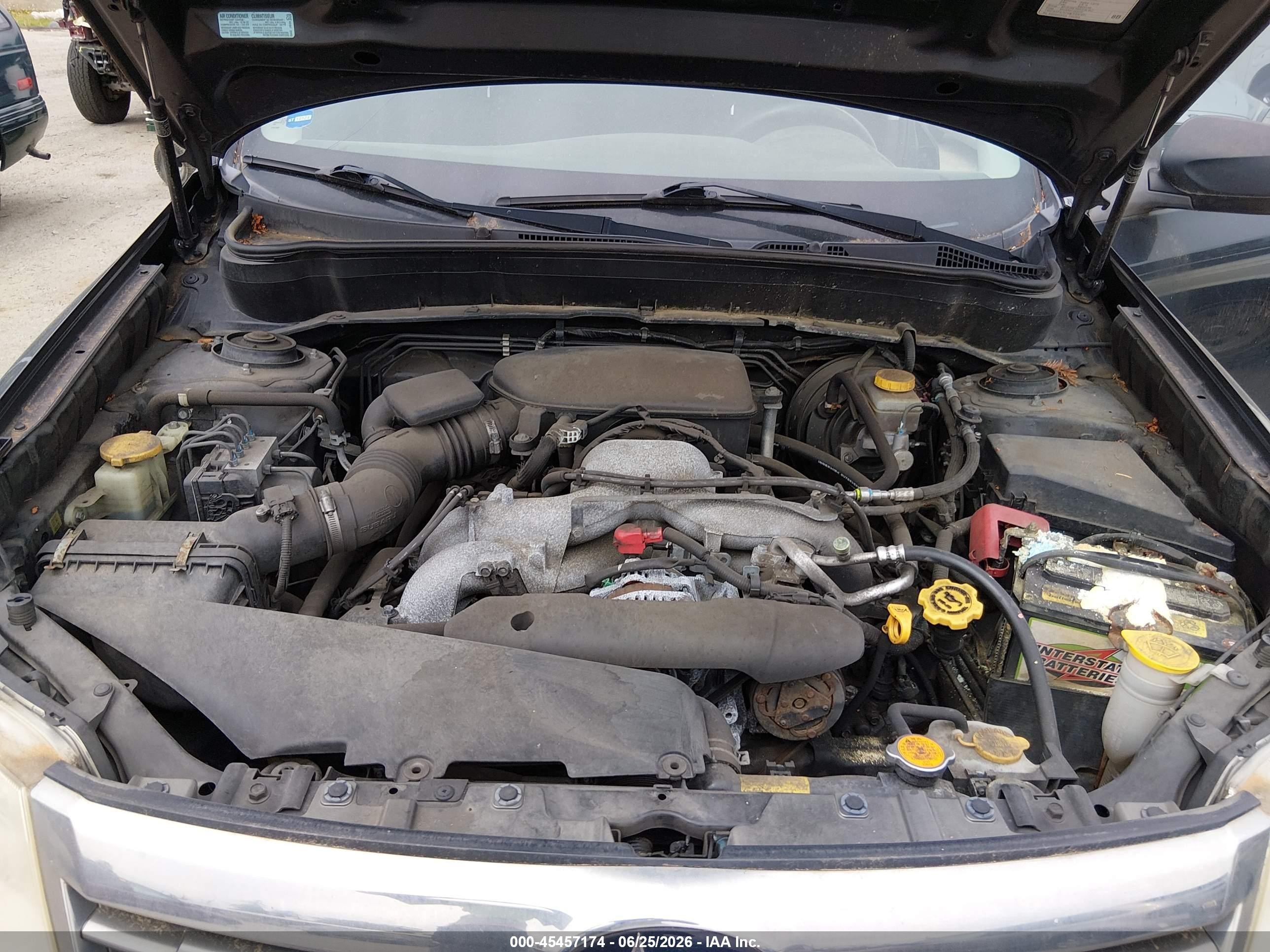 2009 Subaru Forester 2.5x Черный vin: JF2SH61679H767836