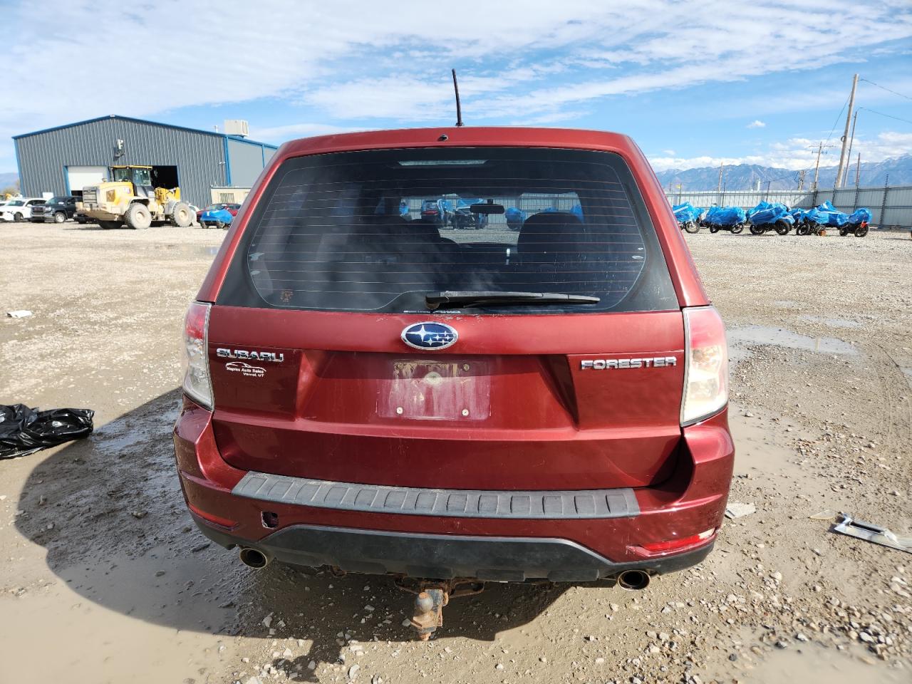 2009 Subaru Forester 2.5x Maroon vin: JF2SH61679H774012