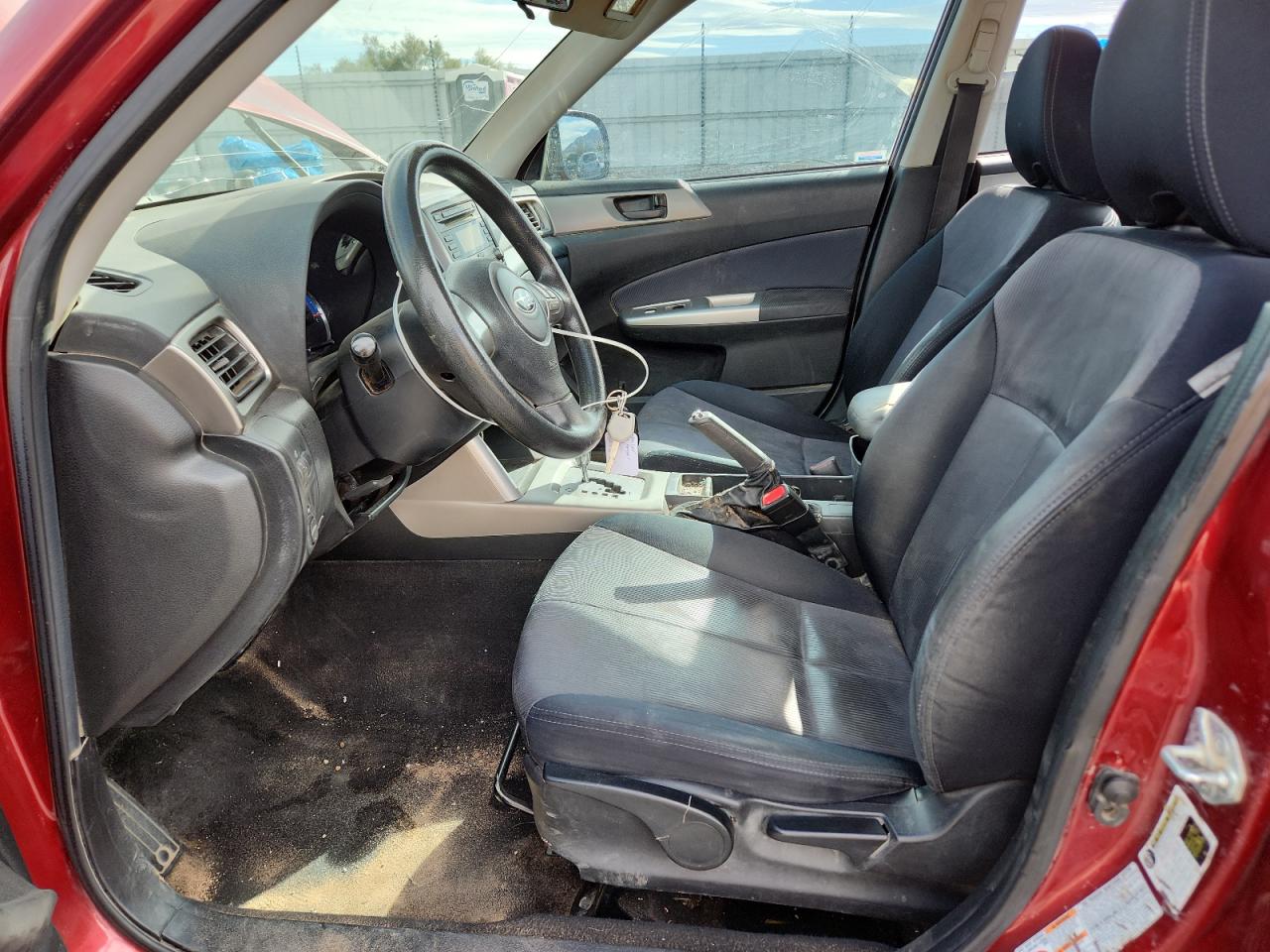 2009 Subaru Forester 2.5x Maroon vin: JF2SH61679H774012