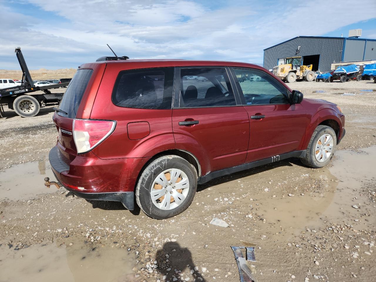 2009 Subaru Forester 2.5x Maroon vin: JF2SH61679H774012