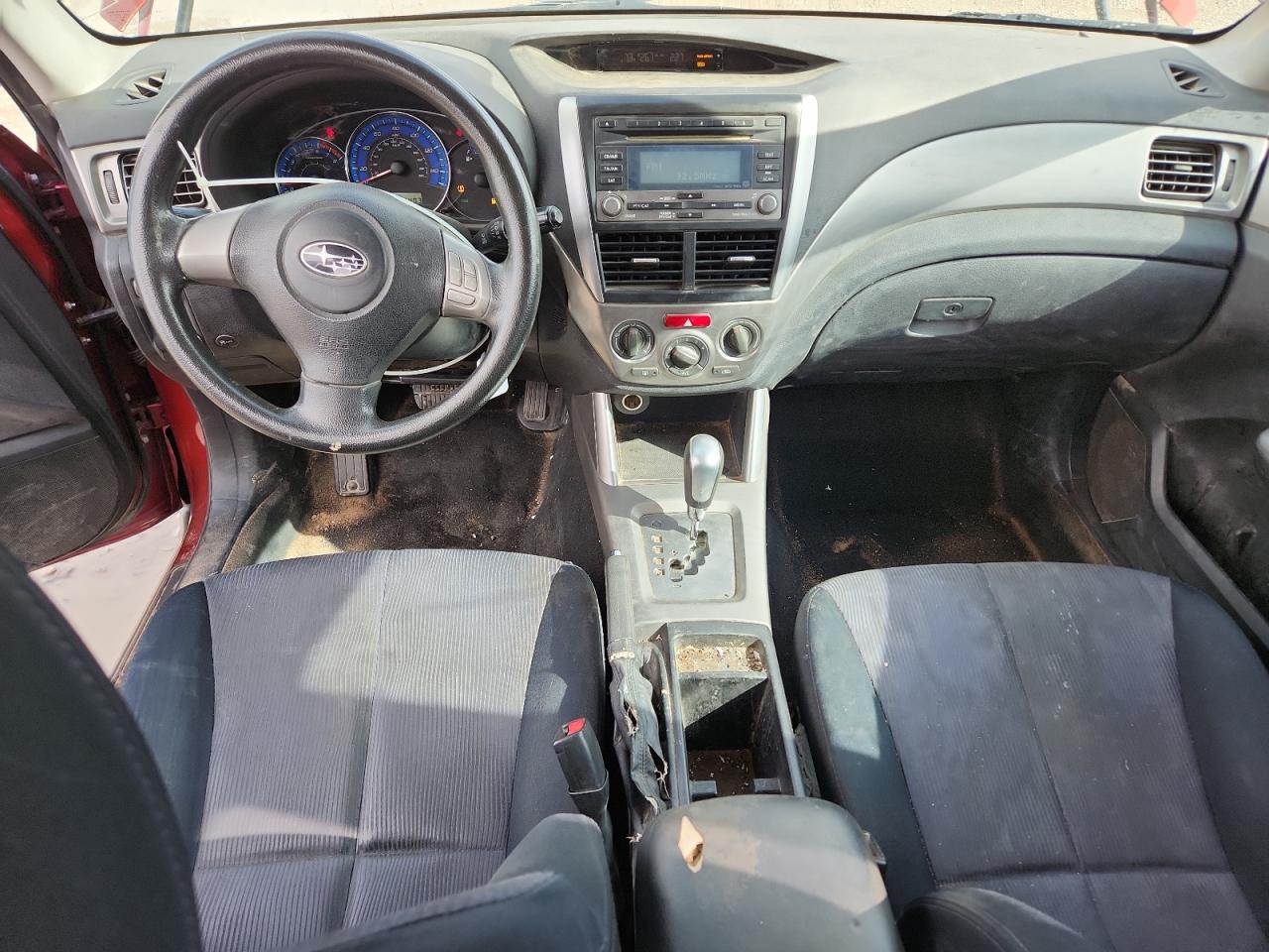 2009 Subaru Forester 2.5x Maroon vin: JF2SH61679H774012
