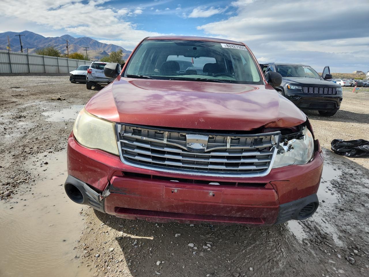 2009 Subaru Forester 2.5x Maroon vin: JF2SH61679H774012