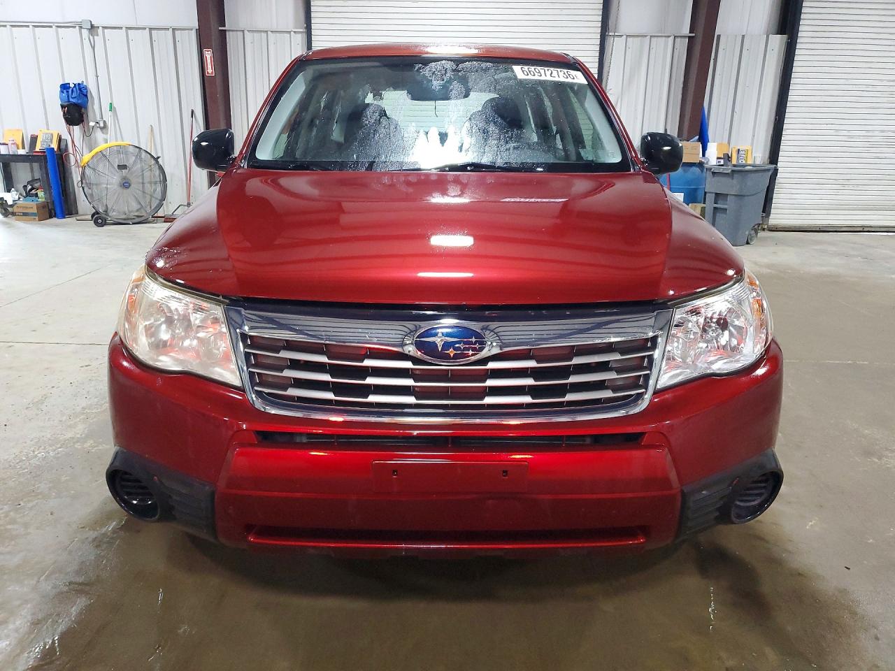 2009 Subaru Forester 2.5x Red vin: JF2SH61679H795314