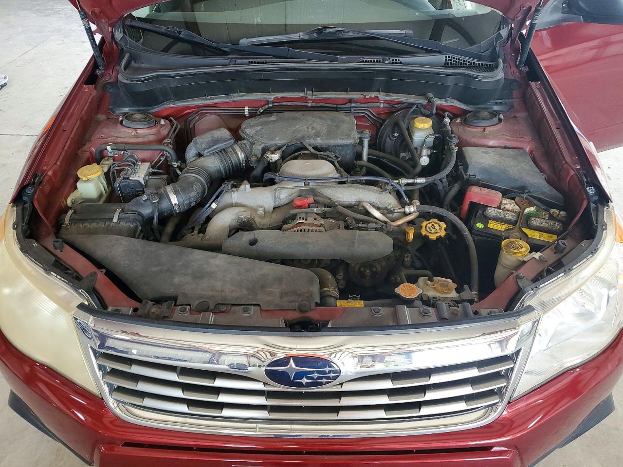2009 Subaru Forester 2.5x Red vin: JF2SH61679H795314