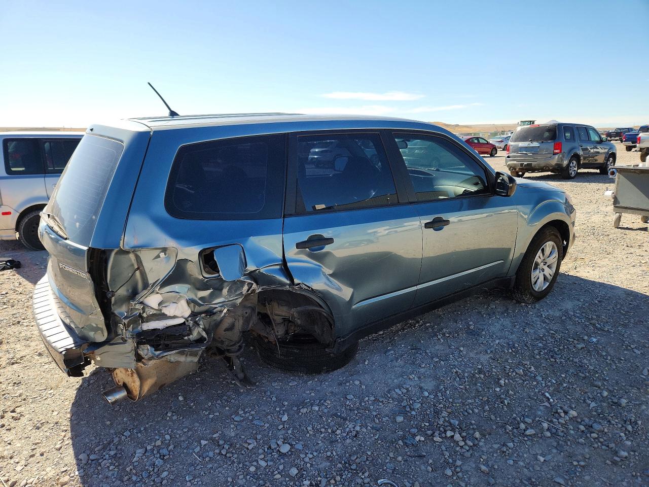 2009 Subaru Forester 2.5x Blue vin: JF2SH61689H729239