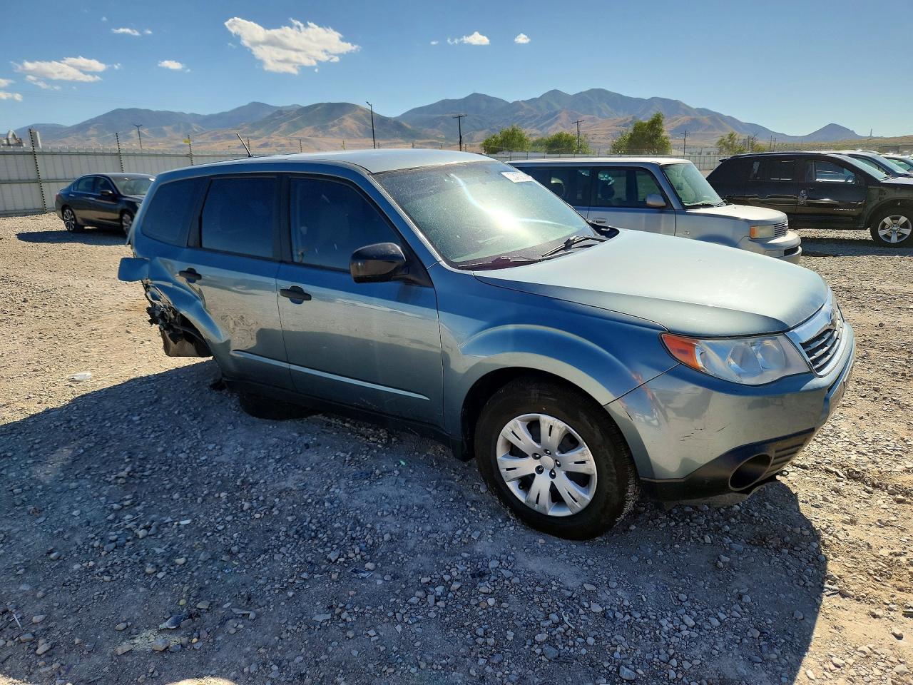 2009 Subaru Forester 2.5x Blue vin: JF2SH61689H729239
