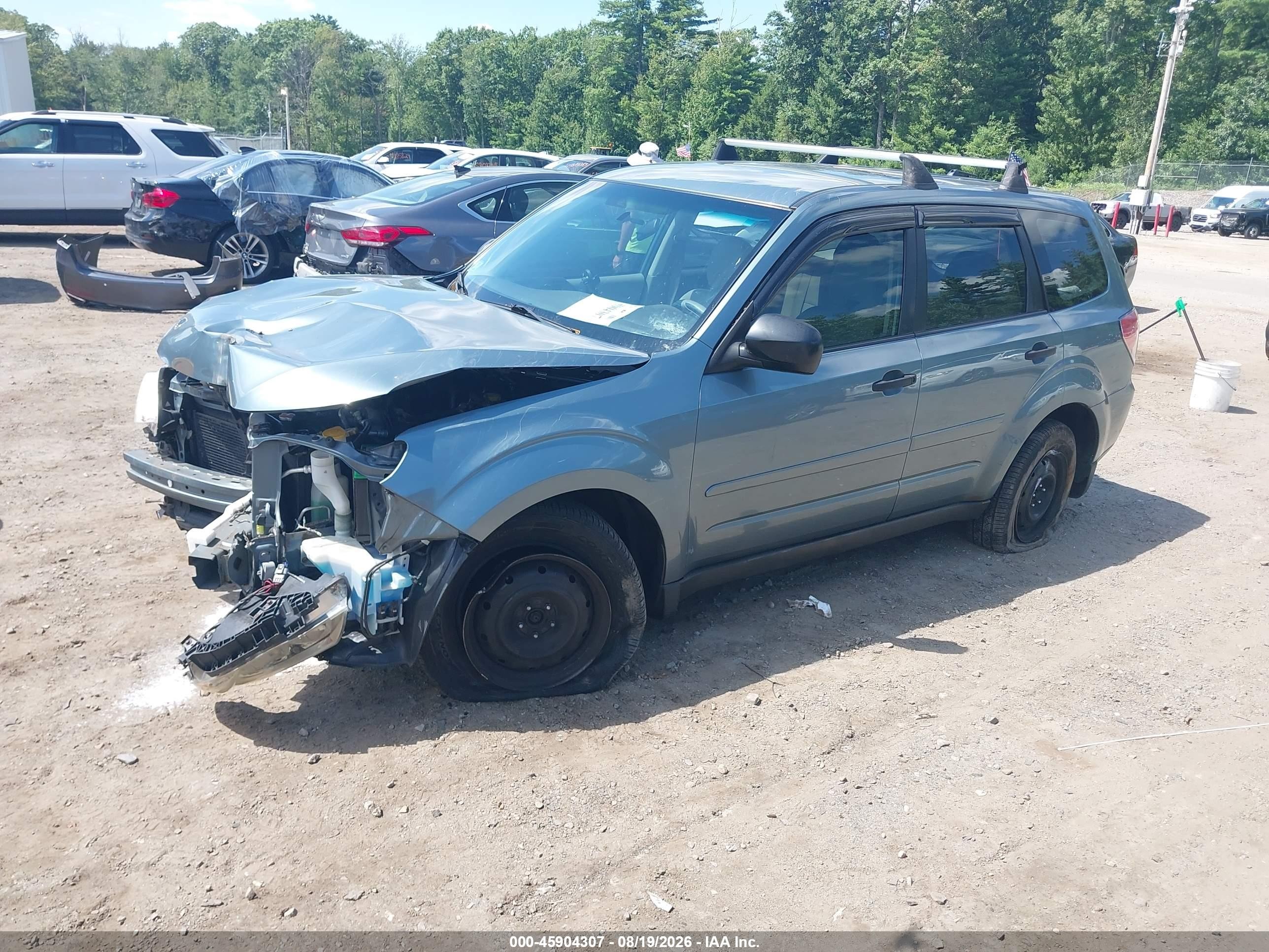 2009 Subaru Forester 2.5x Teal vin: JF2SH61689H787898