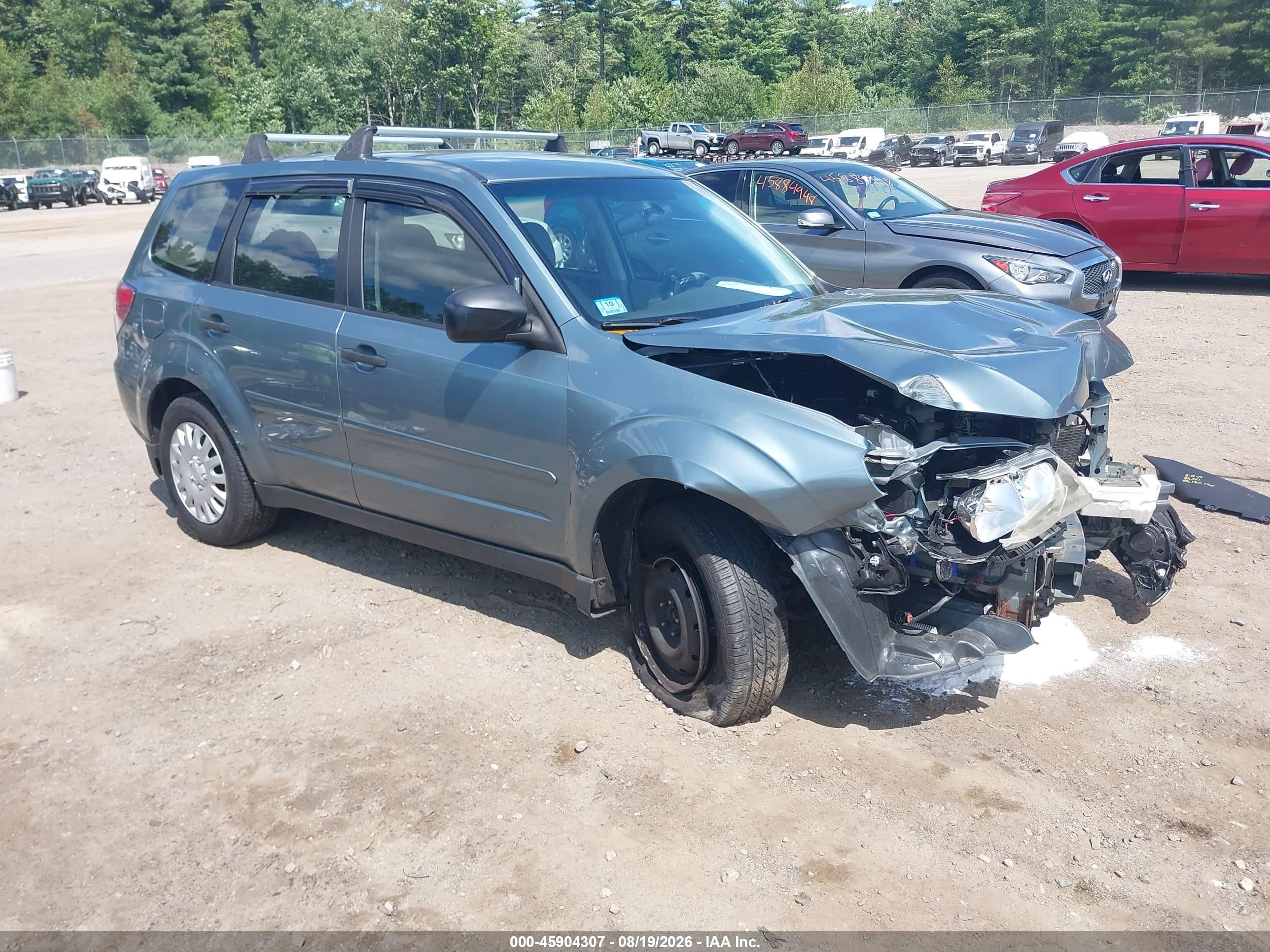 2009 Subaru Forester 2.5x Teal vin: JF2SH61689H787898