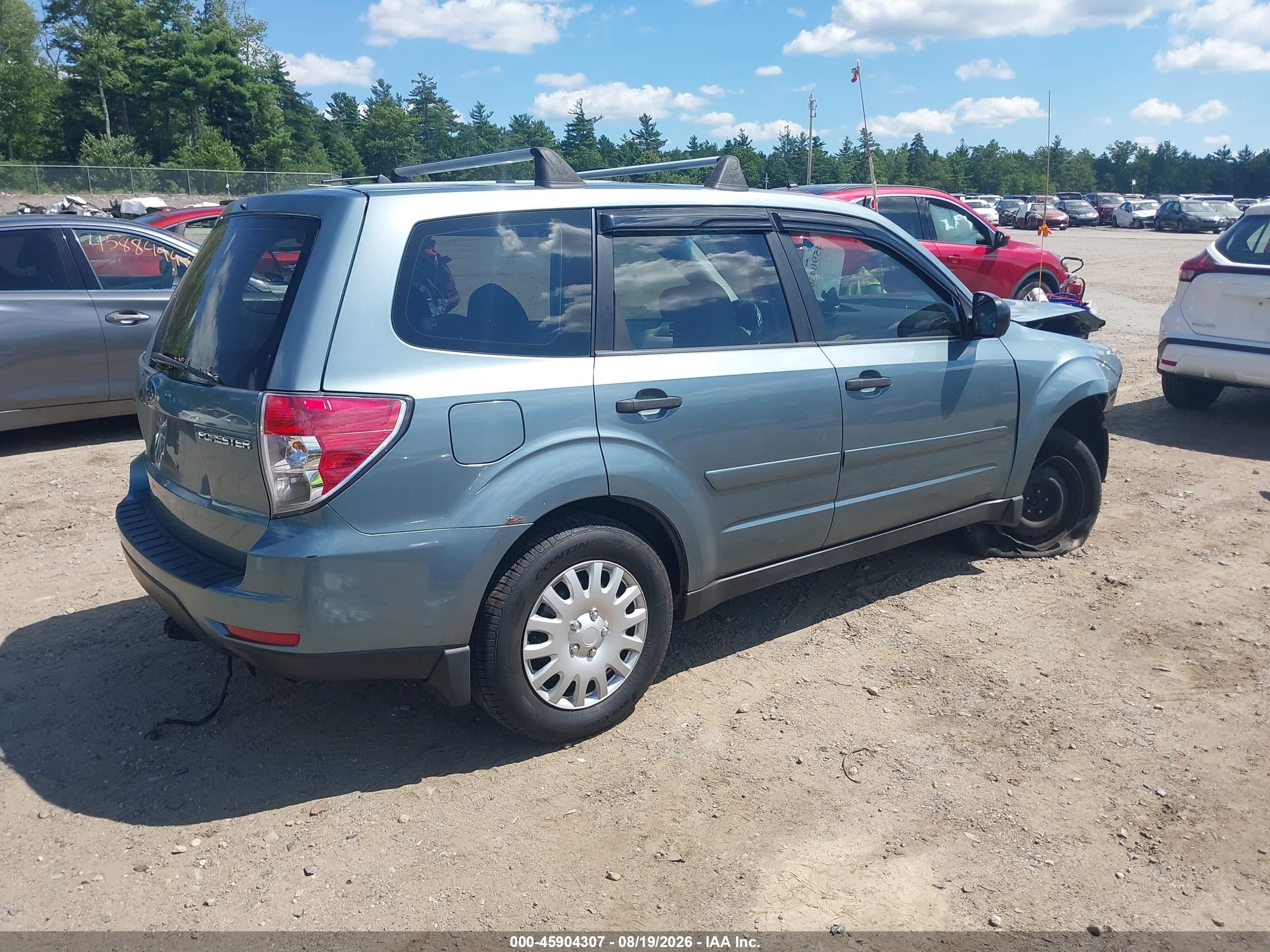 2009 Subaru Forester 2.5x Teal vin: JF2SH61689H787898