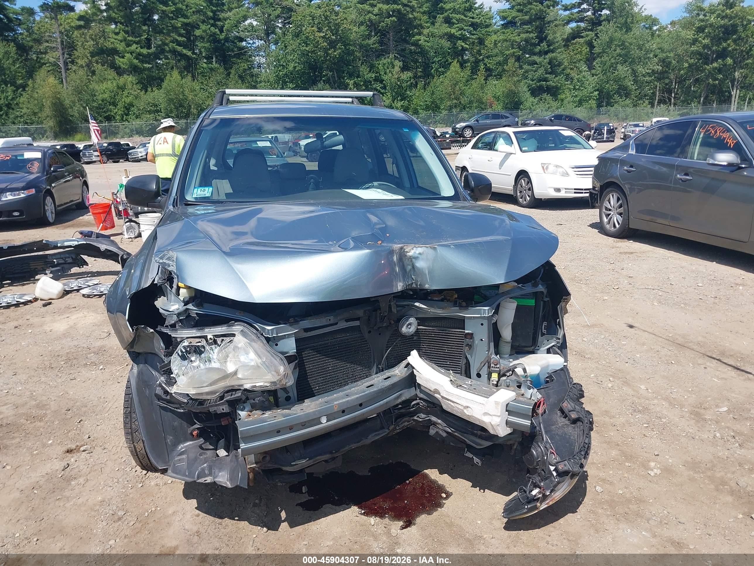 2009 Subaru Forester 2.5x Teal vin: JF2SH61689H787898