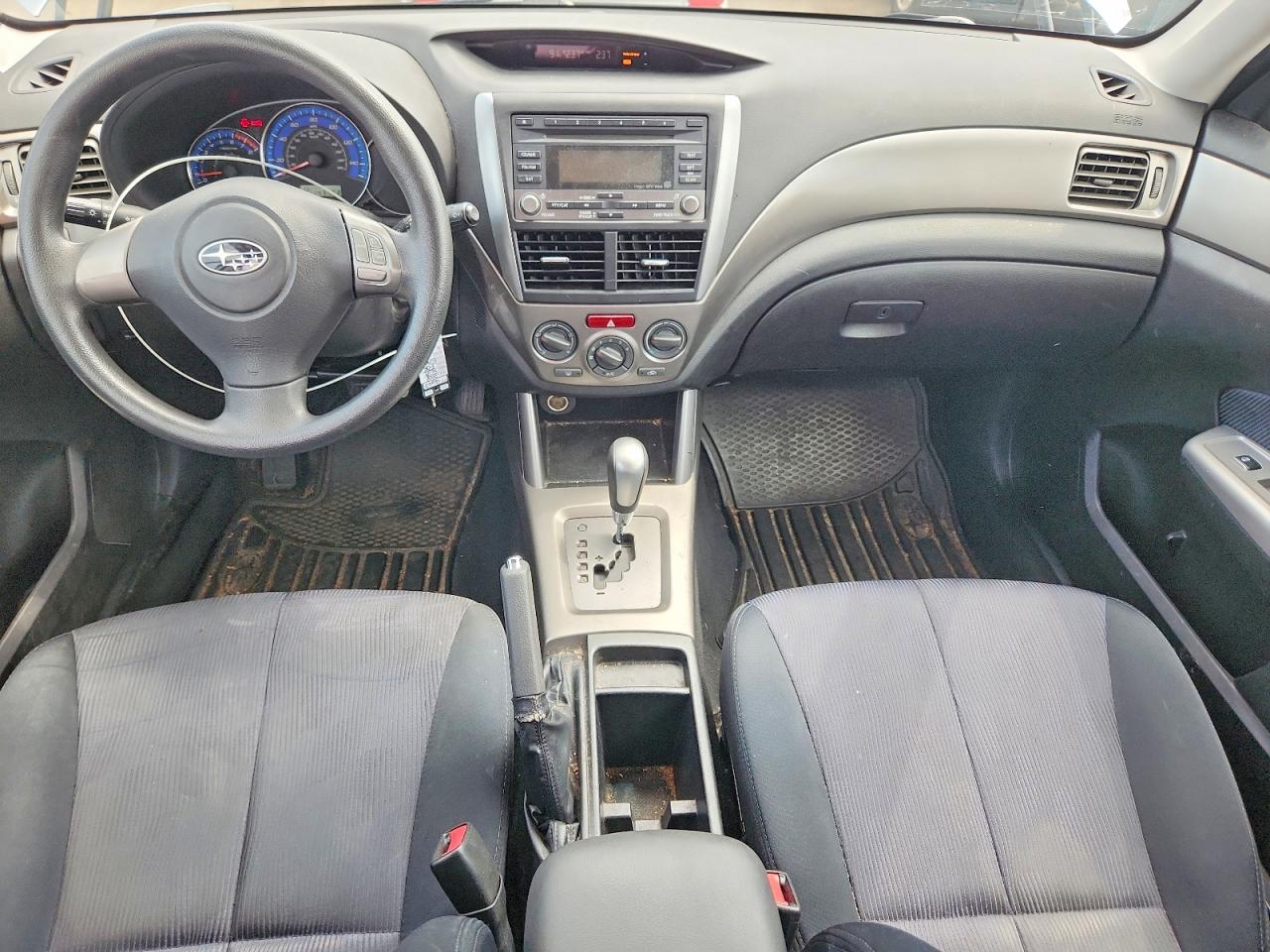 2009 Subaru Forester 2.5x White vin: JF2SH61689H791322