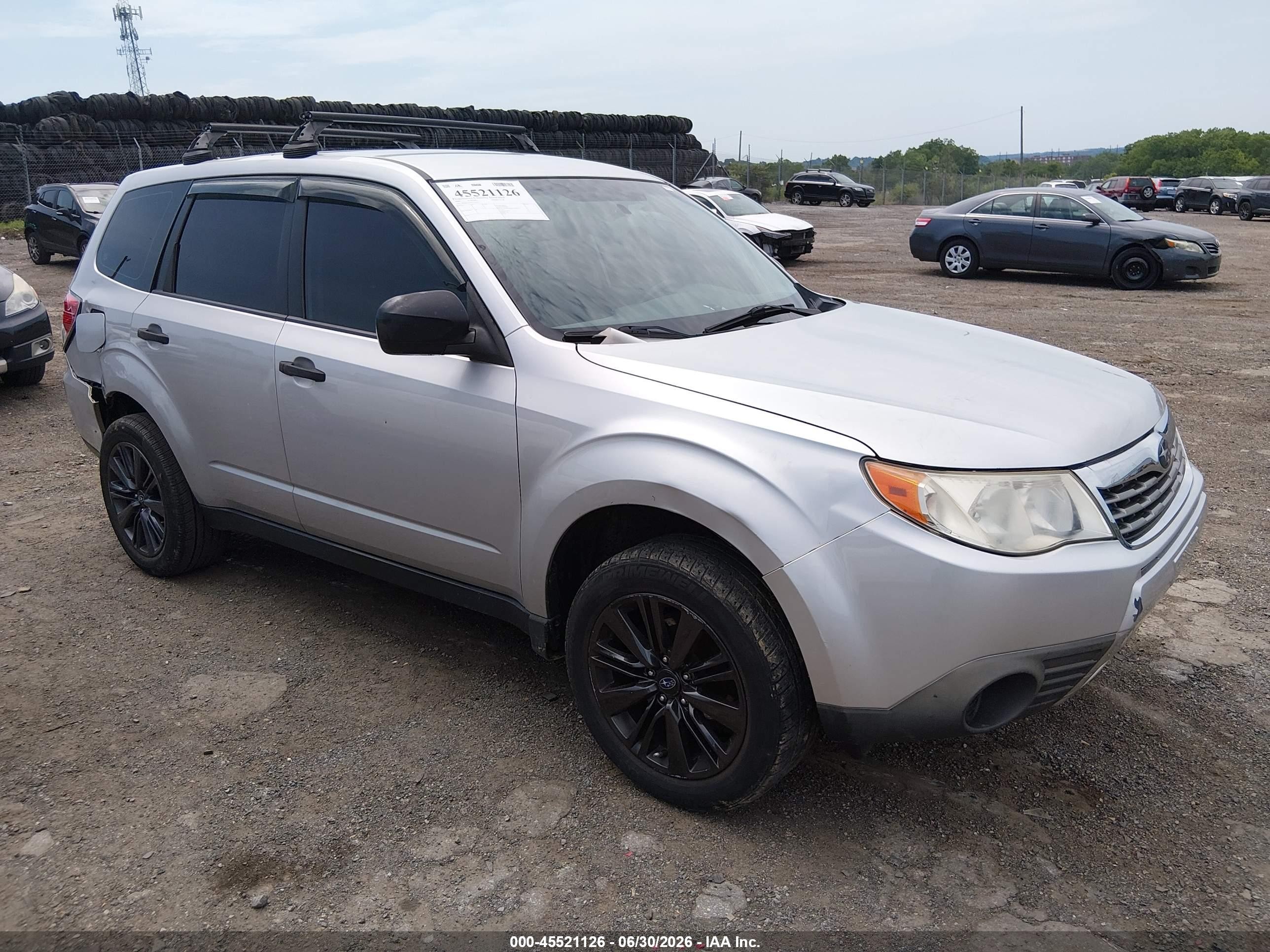 2009 Subaru Forester 2.5x Gray vin: JF2SH61699G733452