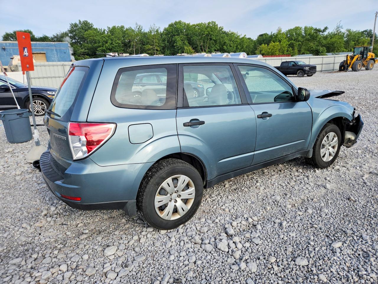 2009 Subaru Forester 2.5x Синий vin: JF2SH61699H743098