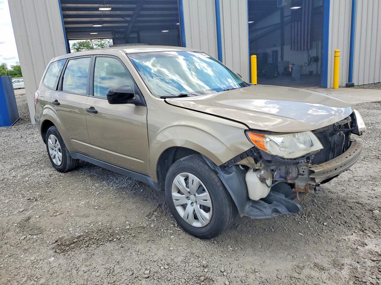 2009 Subaru Forester 2.5x Tan vin: JF2SH61699H791314
