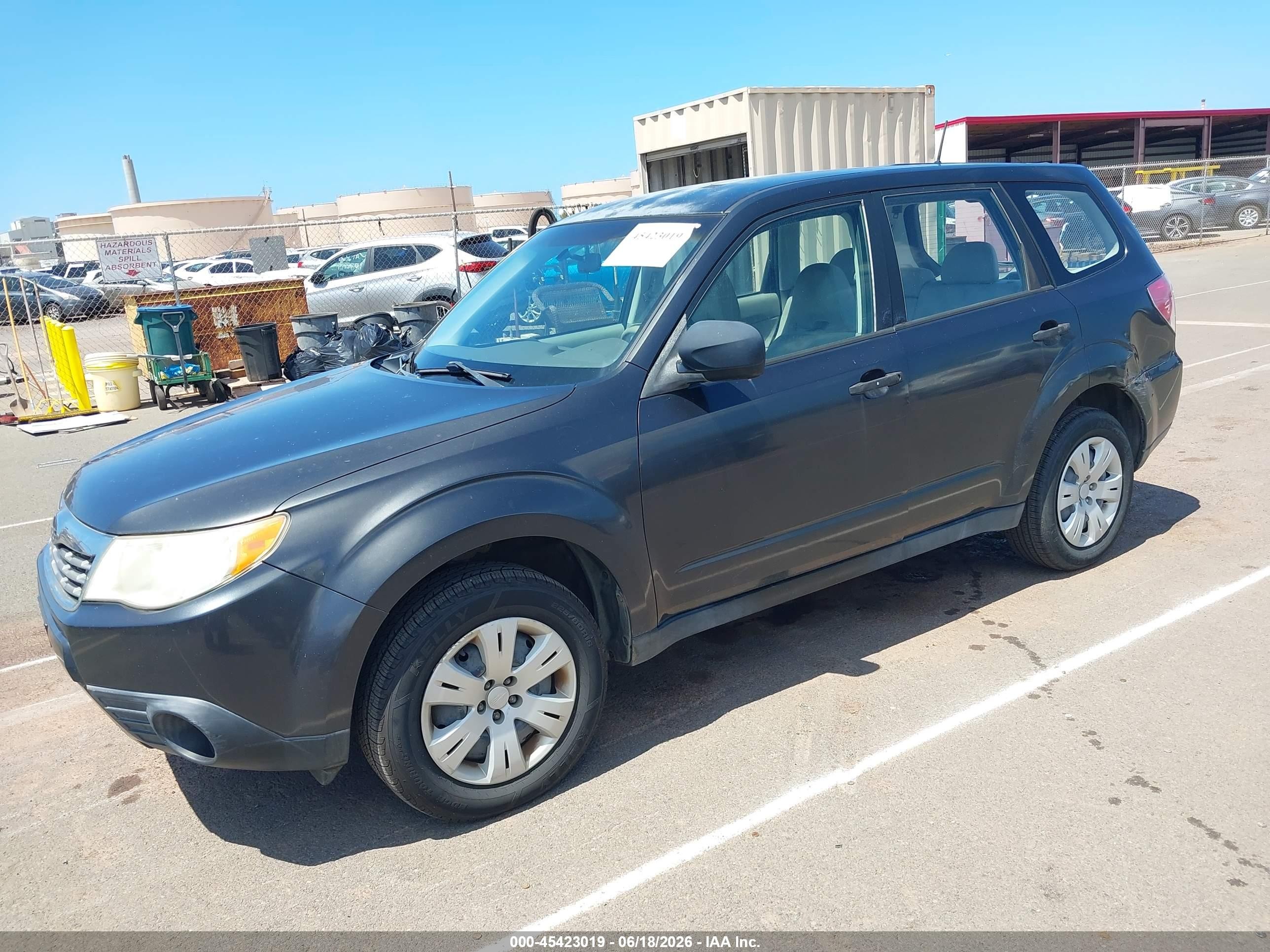 2009 Subaru Forester 2.5x Blue vin: JF2SH616X9H700406