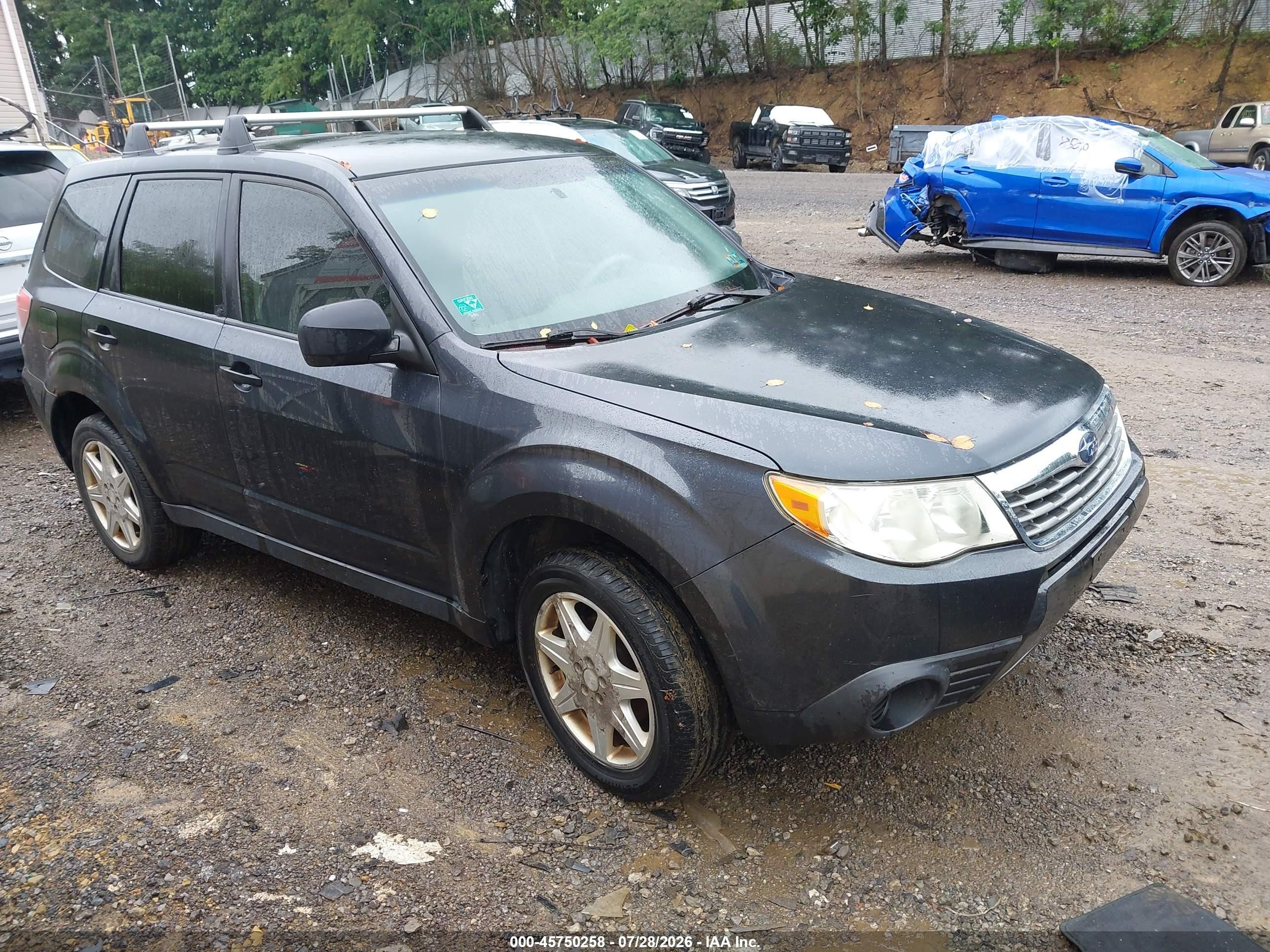 2009 Subaru Forester 2.5x Gray vin: JF2SH616X9H730554