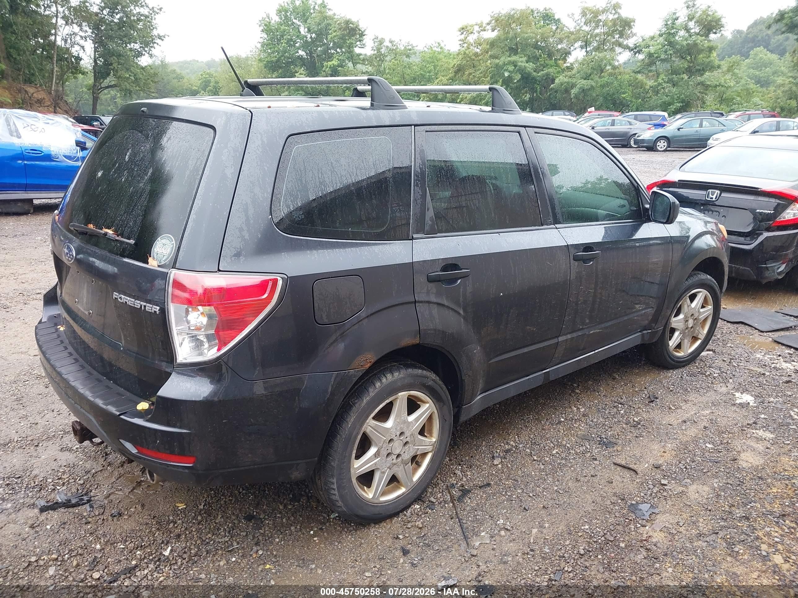 2009 Subaru Forester 2.5x Gray vin: JF2SH616X9H730554