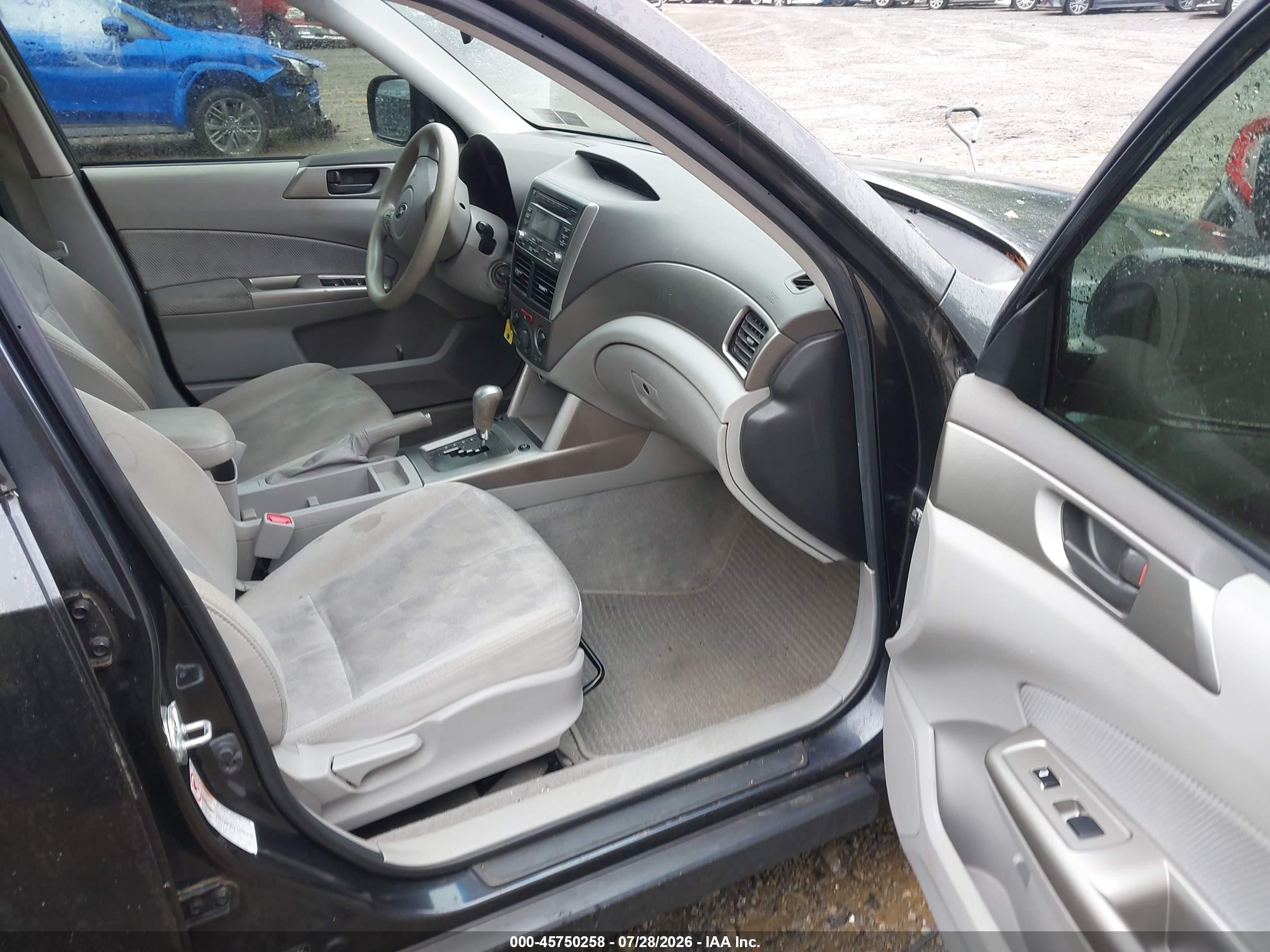 2009 Subaru Forester 2.5x Gray vin: JF2SH616X9H730554