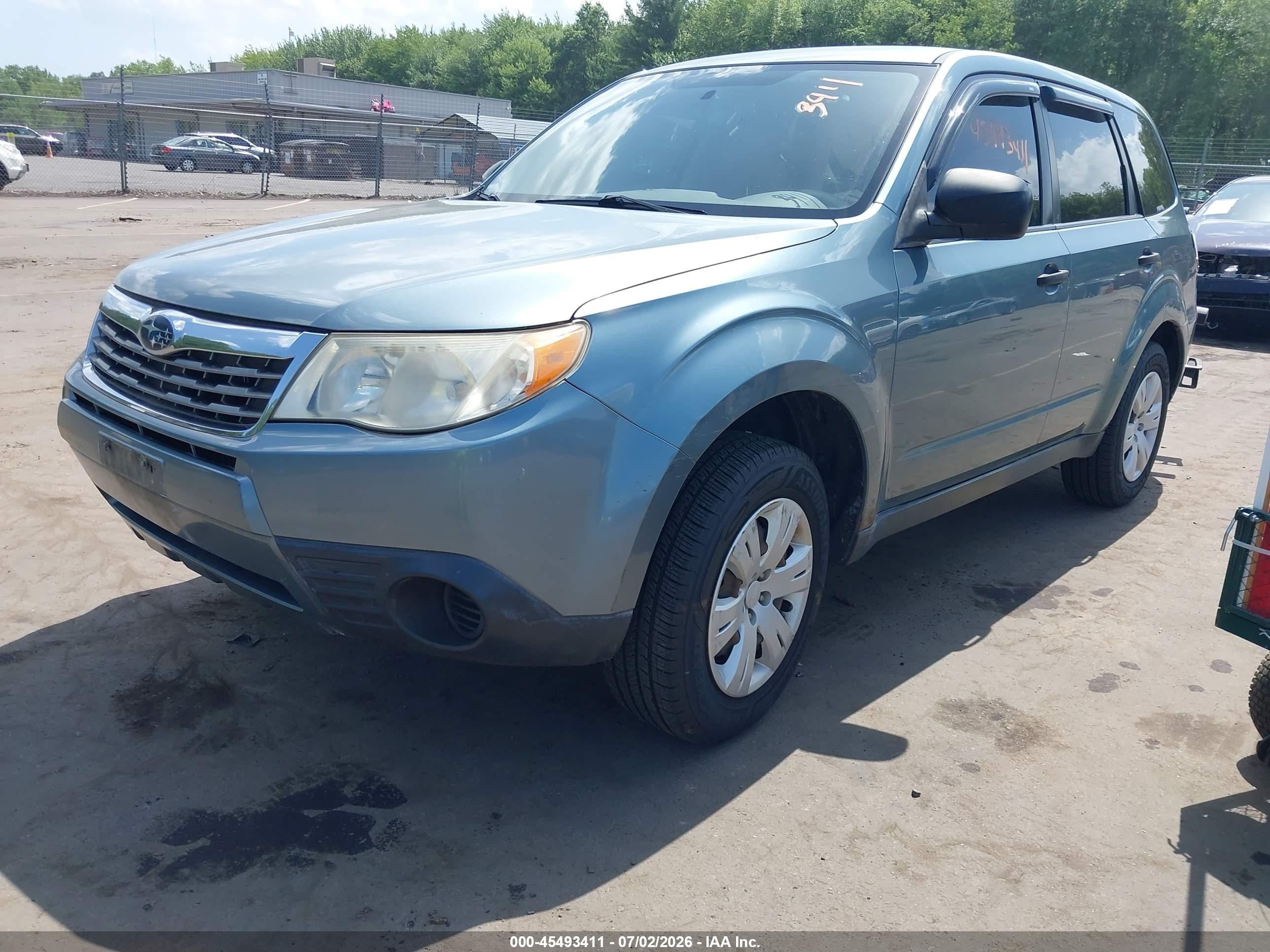 2009 Subaru Forester 2.5x Blue vin: JF2SH616X9H768933
