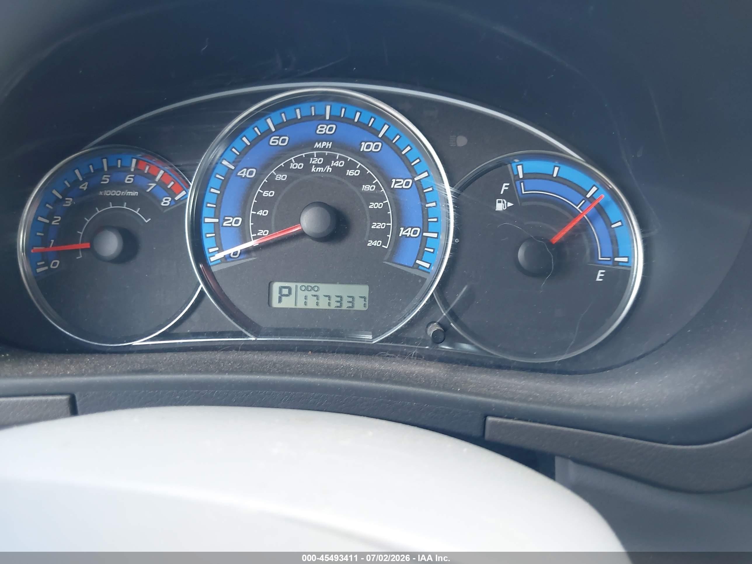 2009 Subaru Forester 2.5x Blue vin: JF2SH616X9H768933
