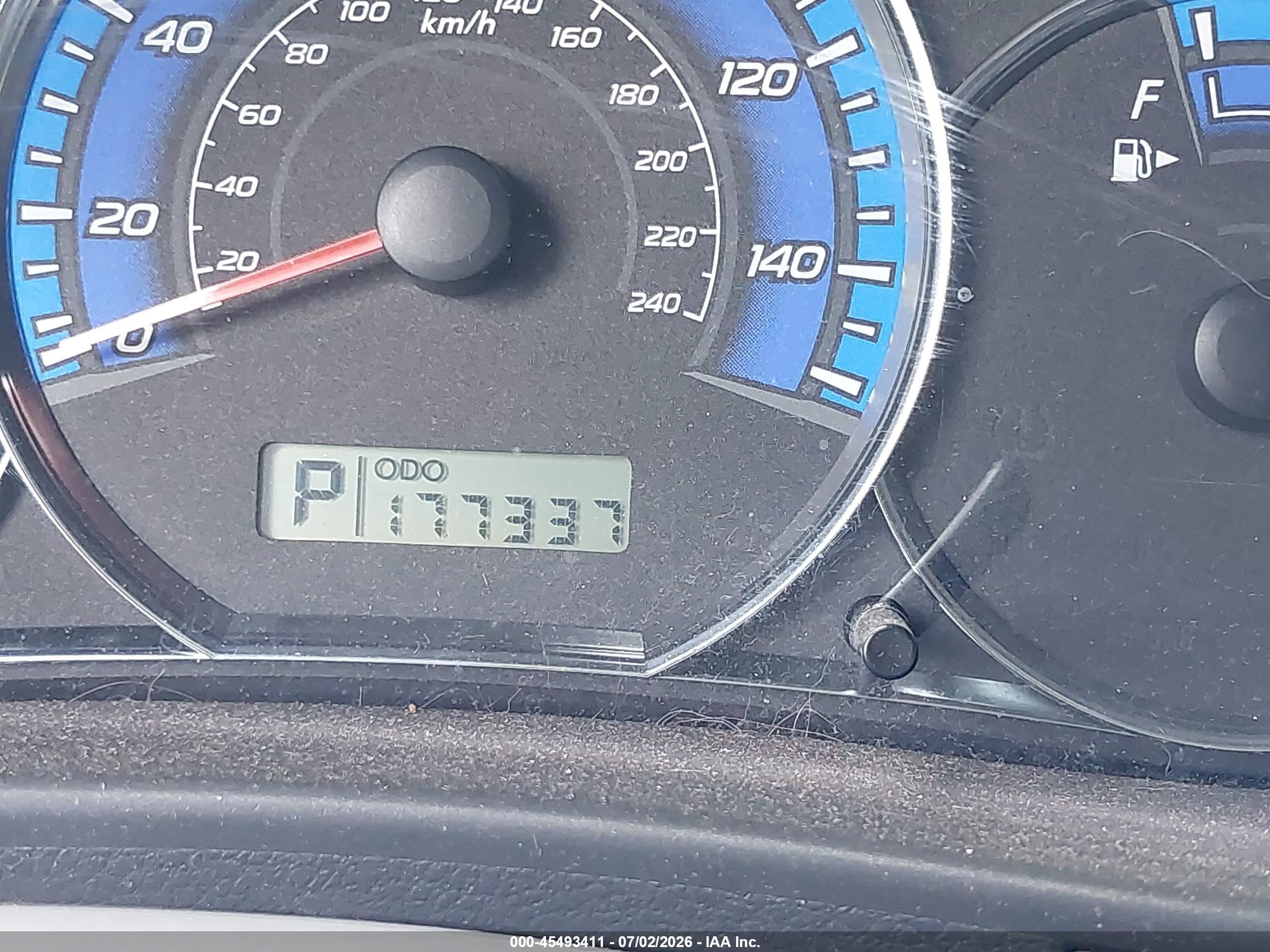2009 Subaru Forester 2.5x Blue vin: JF2SH616X9H768933