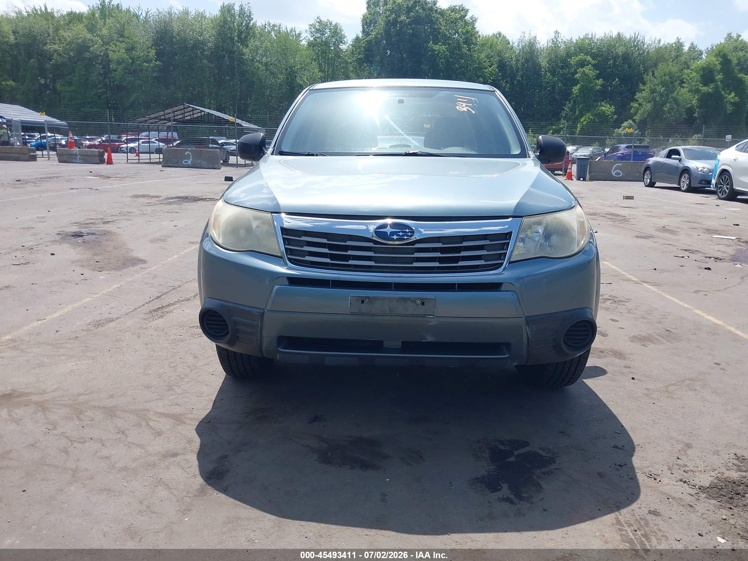 2009 Subaru Forester 2.5x Blue vin: JF2SH616X9H768933