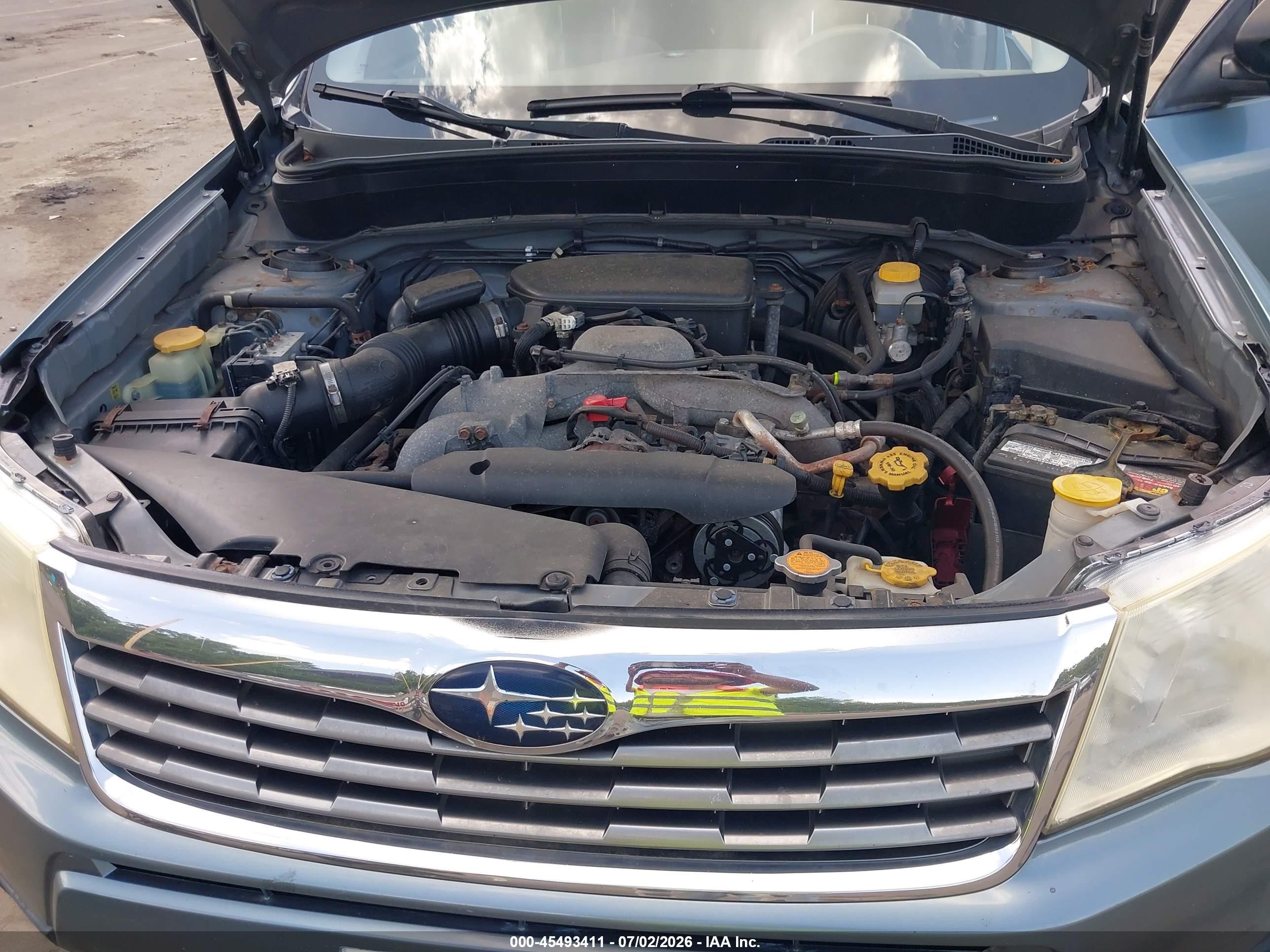 2009 Subaru Forester 2.5x Blue vin: JF2SH616X9H768933