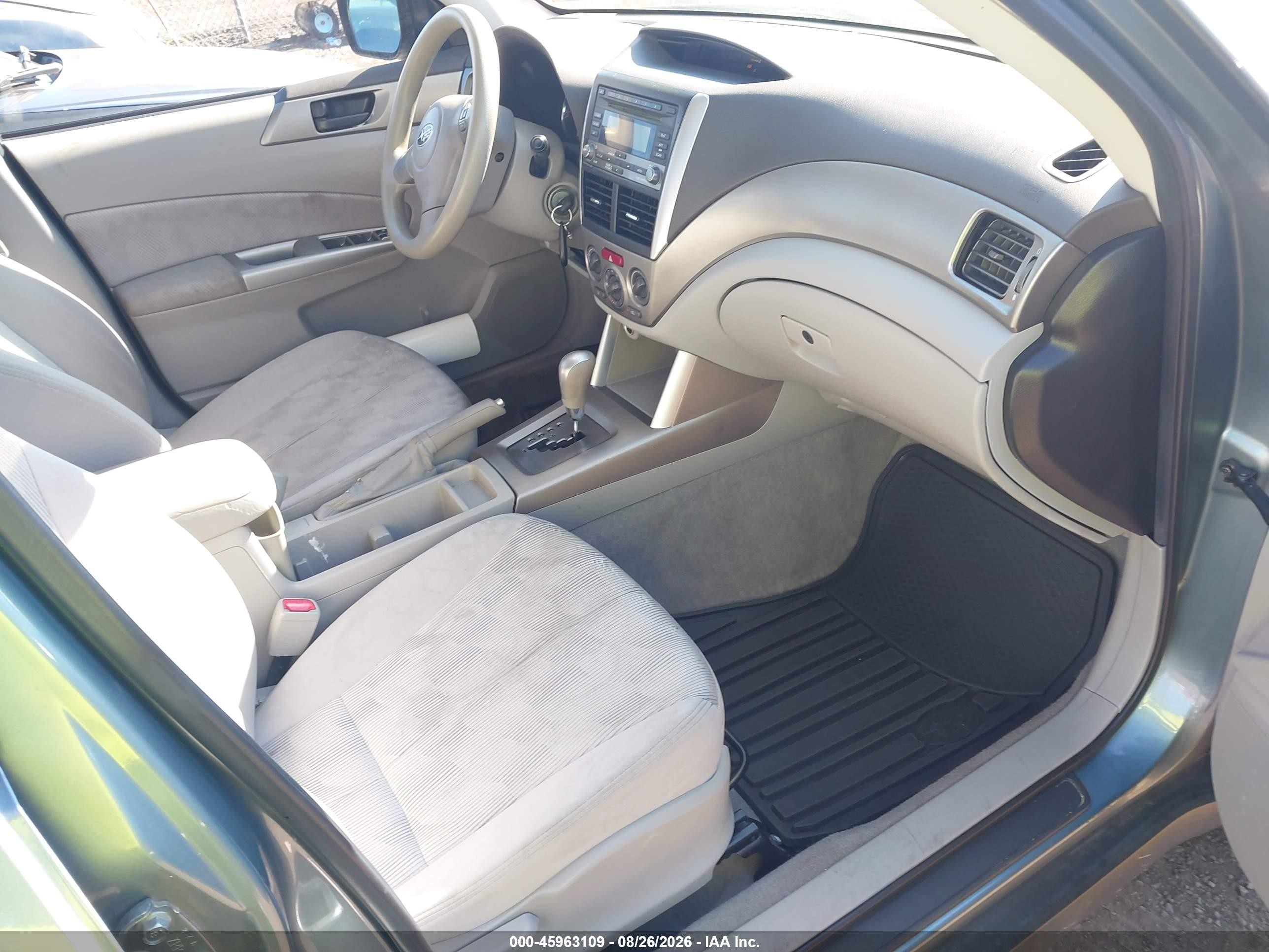 2009 Subaru Forester 2.5x Light Blue vin: JF2SH616X9H778779