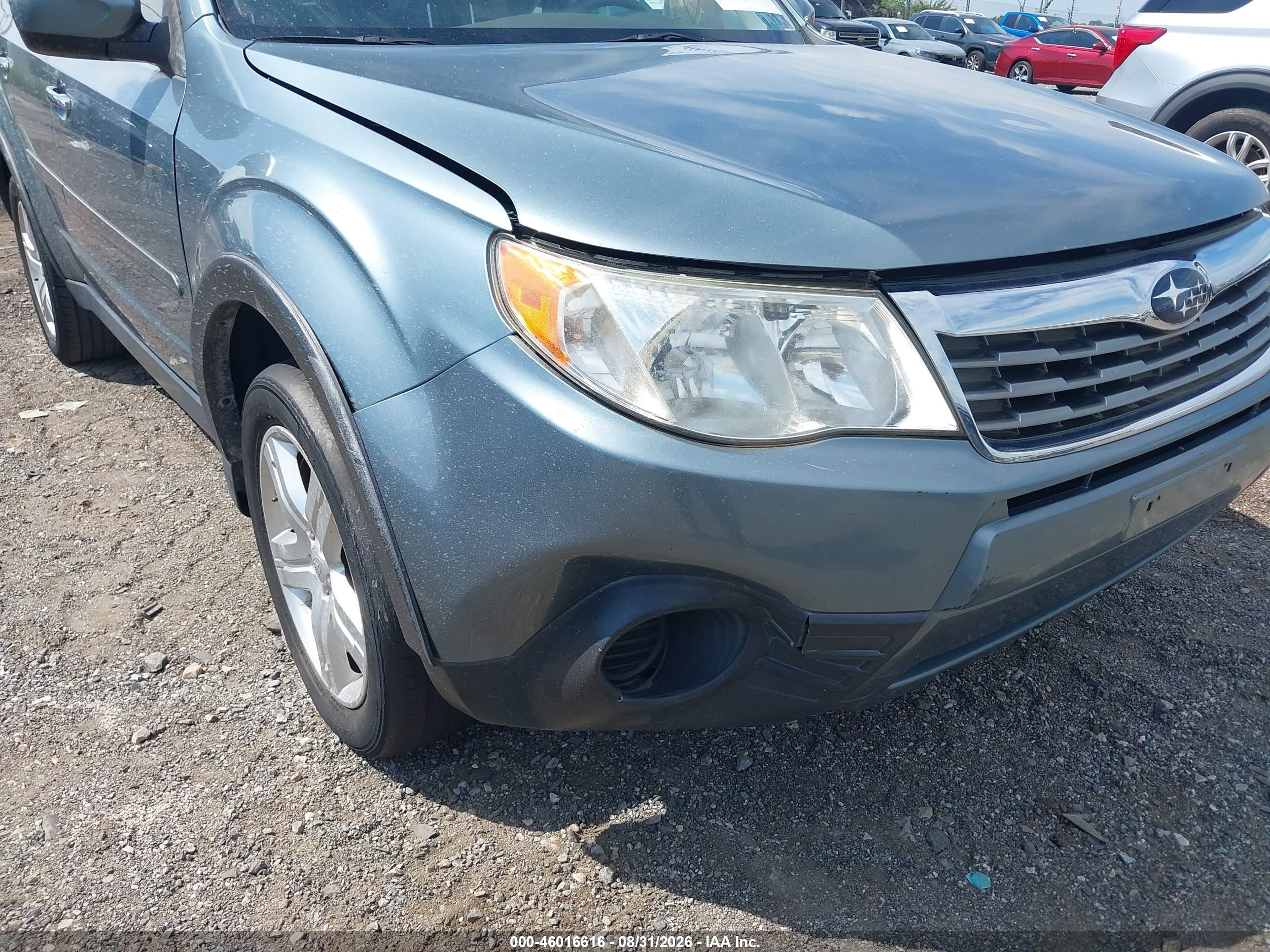2009 Subaru Forester 2.5x Light Blue vin: JF2SH63609H755959