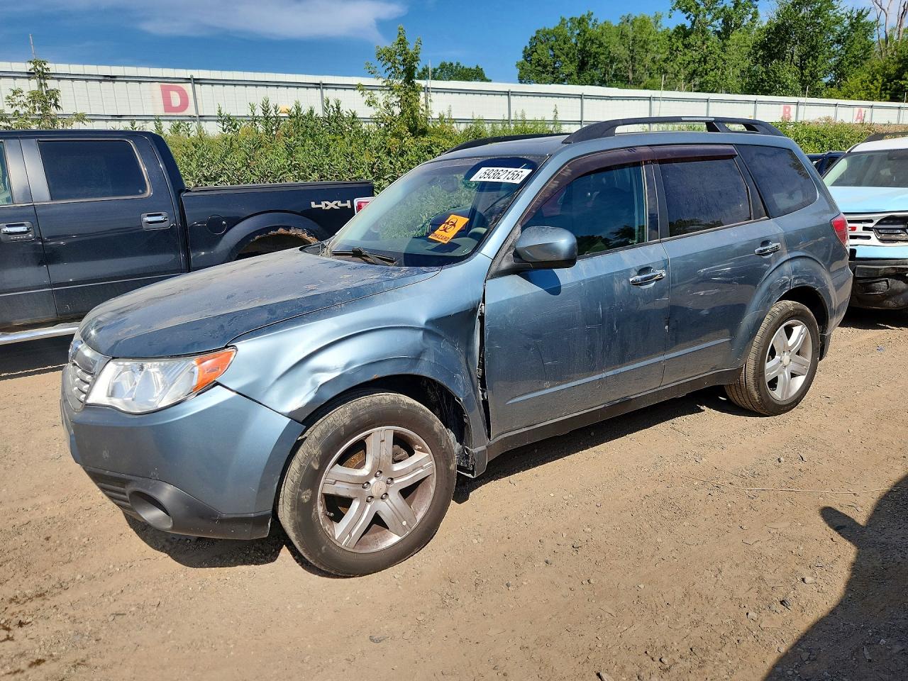 2009 Subaru Forester 2.5x Premium Бирюзовый vin: JF2SH63609H797516