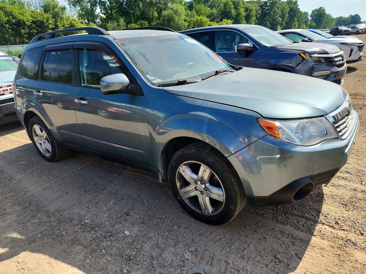 2009 Subaru Forester 2.5x Premium Бирюзовый vin: JF2SH63609H797516