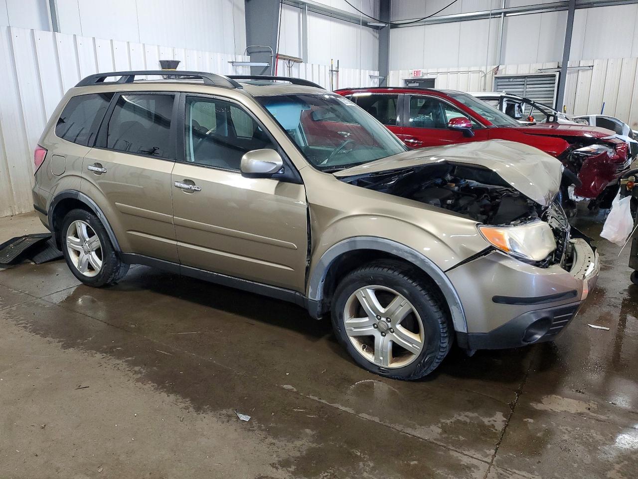 2009 Subaru Forester 2.5x Premium Tan vin: JF2SH63619H708519