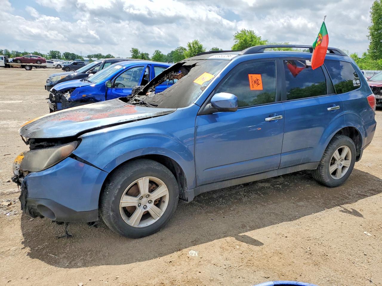 2009 Subaru Forester 2.5x Premium Blue vin: JF2SH63619H737146