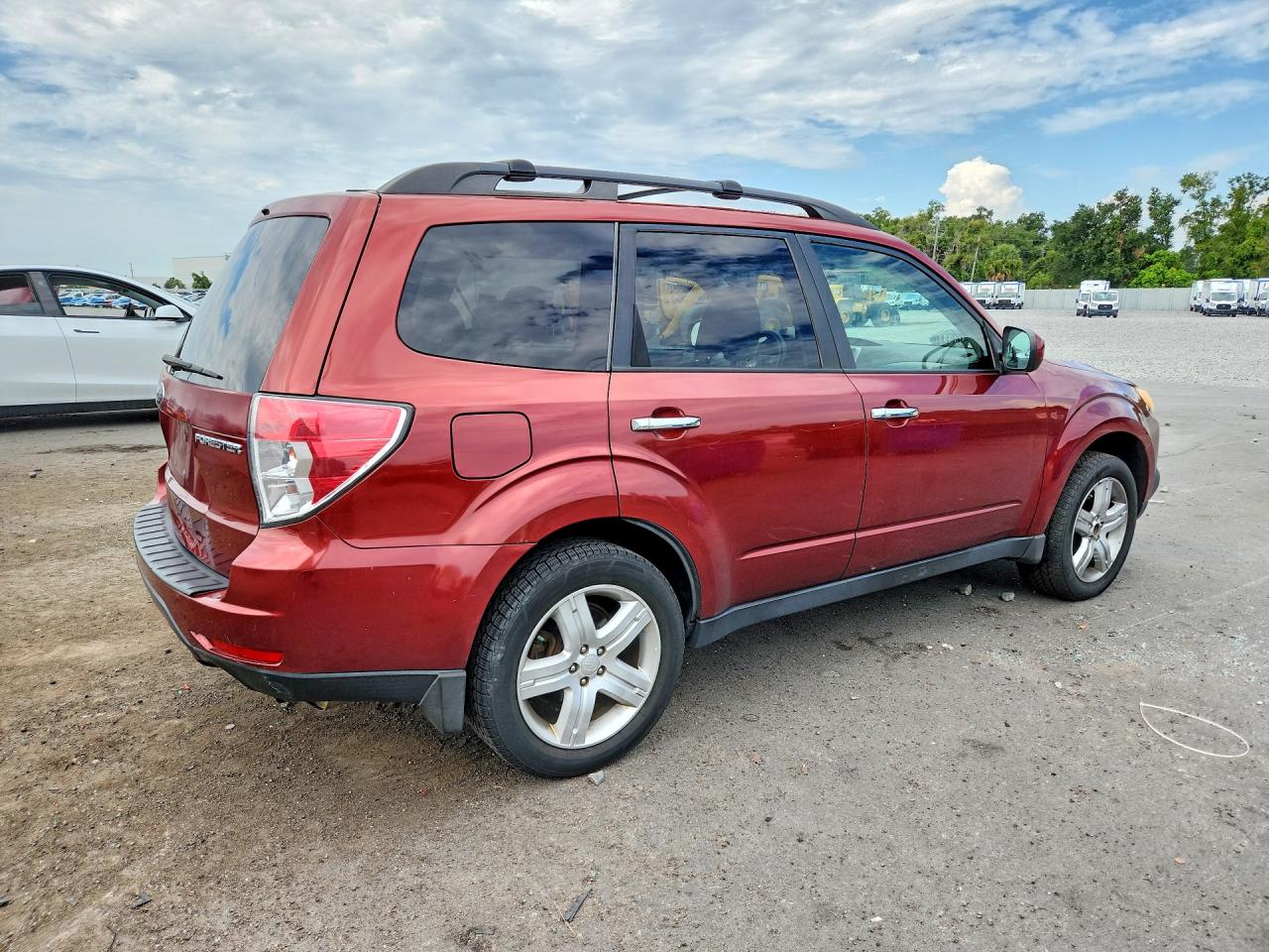 2009 Subaru Forester 2.5x Premium Бордовый vin: JF2SH63619H745019