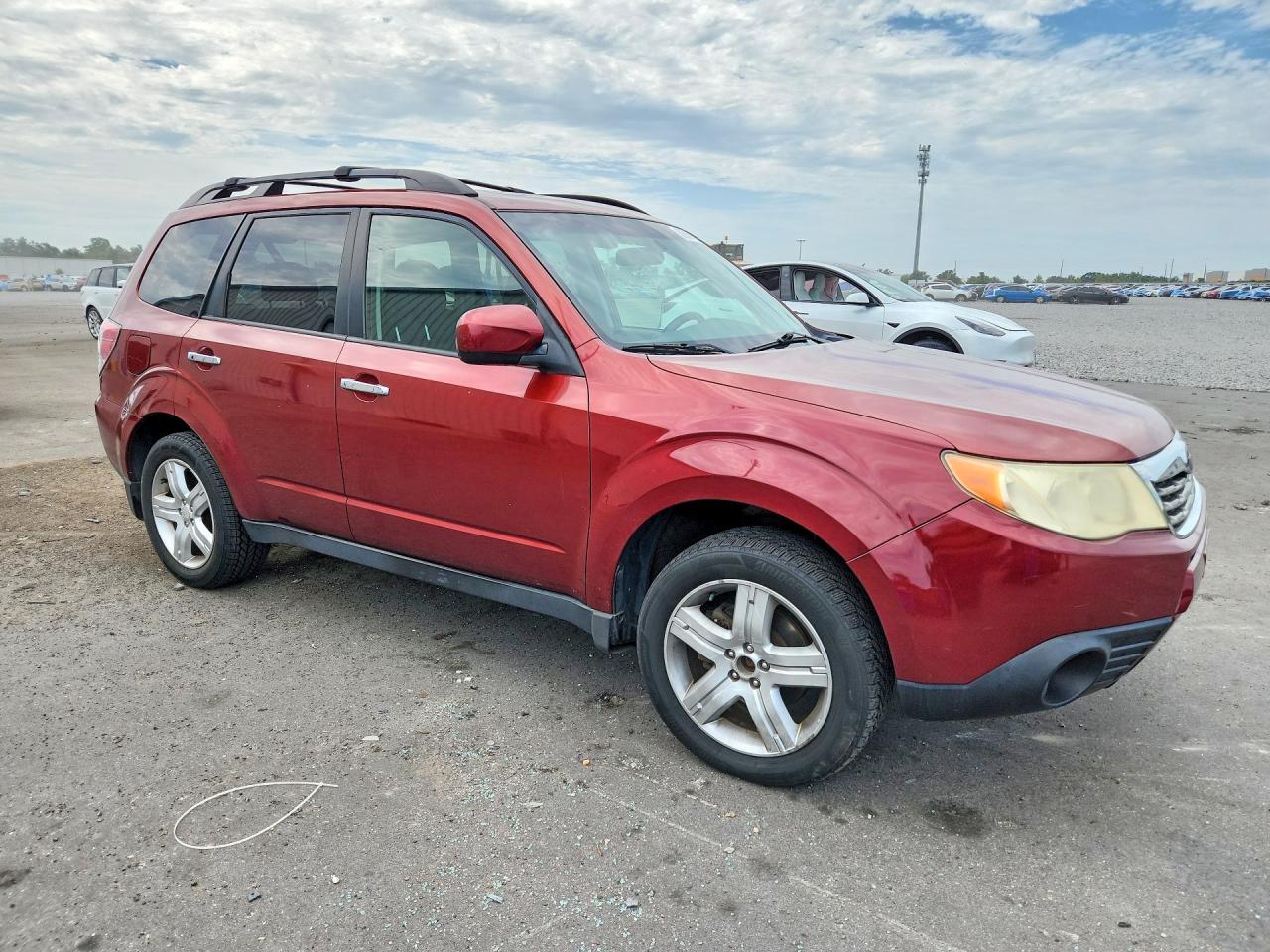 2009 Subaru Forester 2.5x Premium Бордовый vin: JF2SH63619H745019
