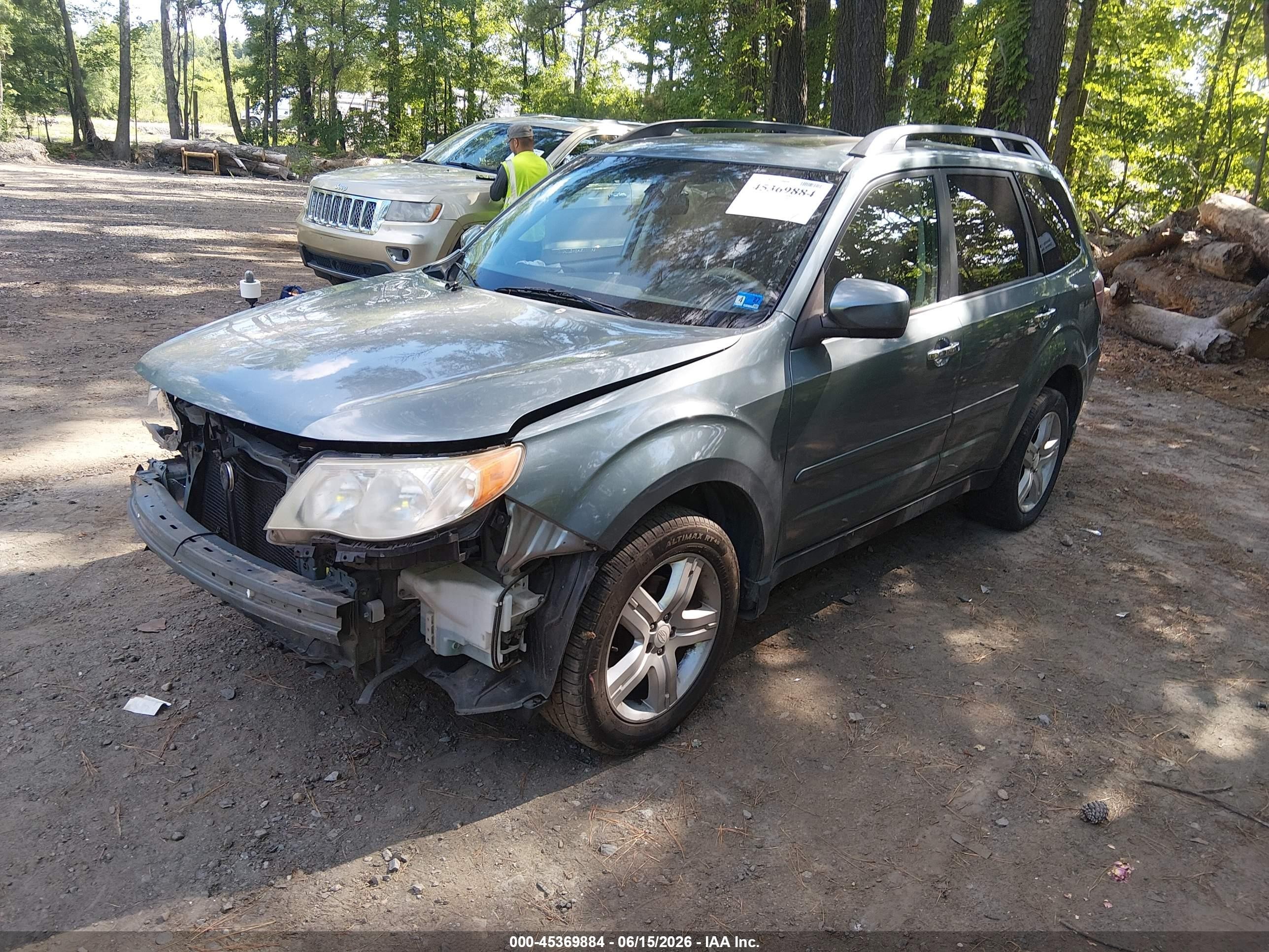 2009 Subaru Forester 2.5x Light Blue vin: JF2SH63619H771202