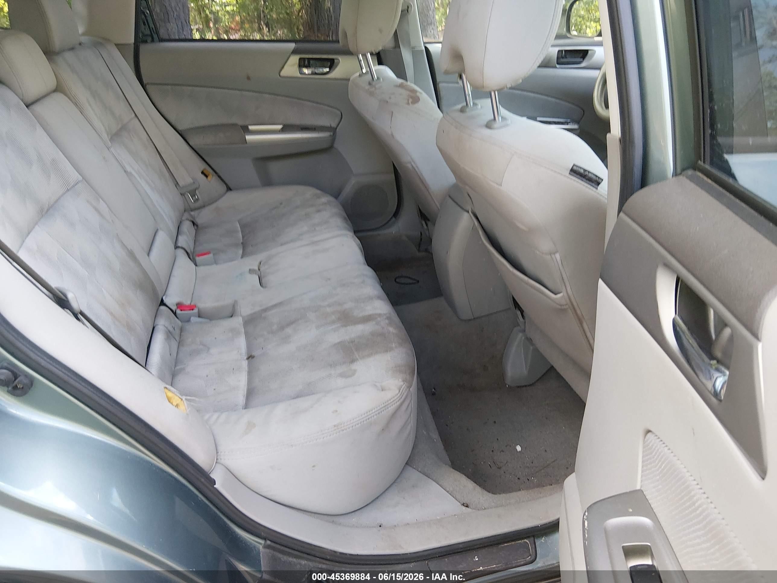 2009 Subaru Forester 2.5x Light Blue vin: JF2SH63619H771202