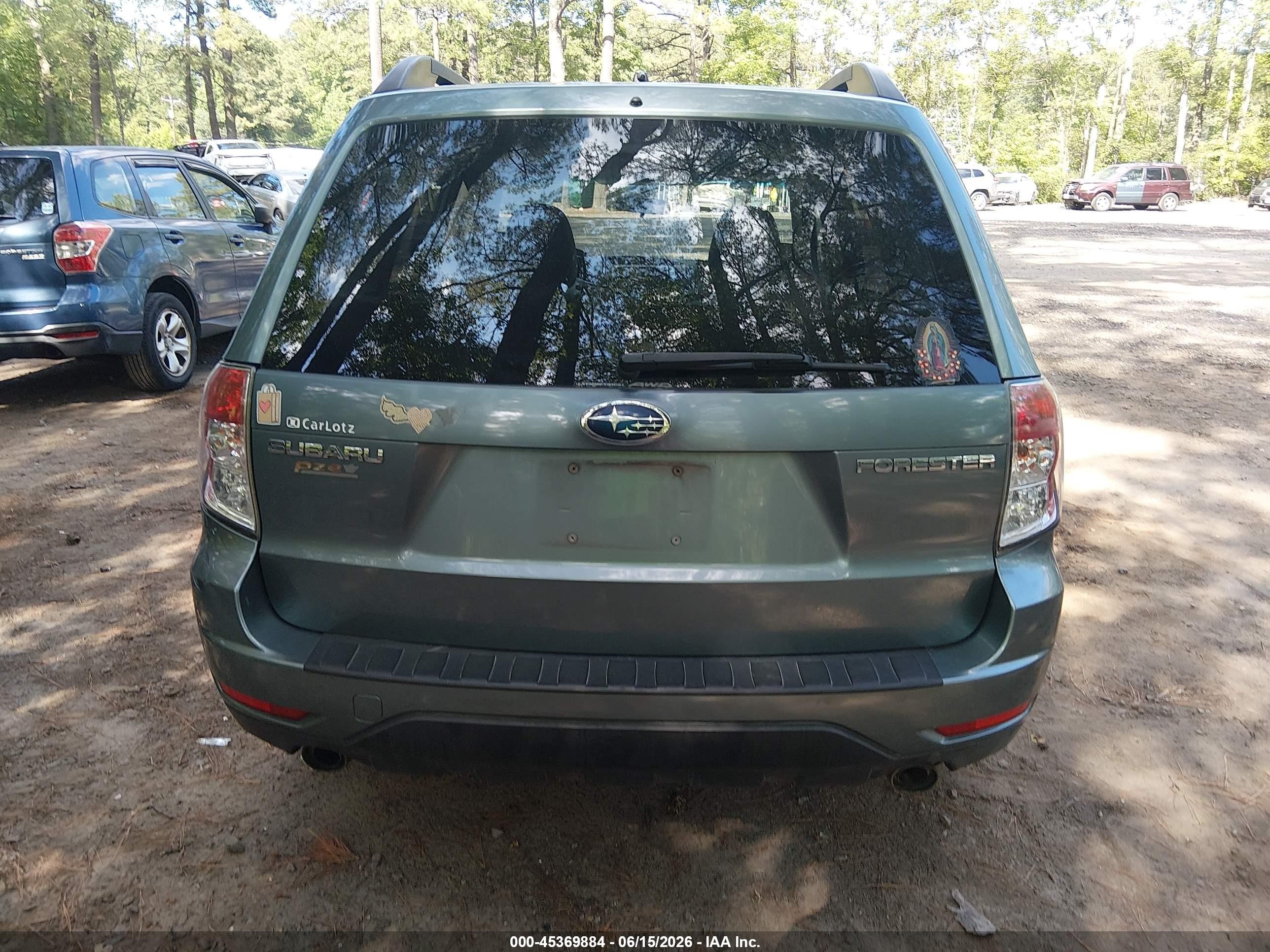 2009 Subaru Forester 2.5x Light Blue vin: JF2SH63619H771202