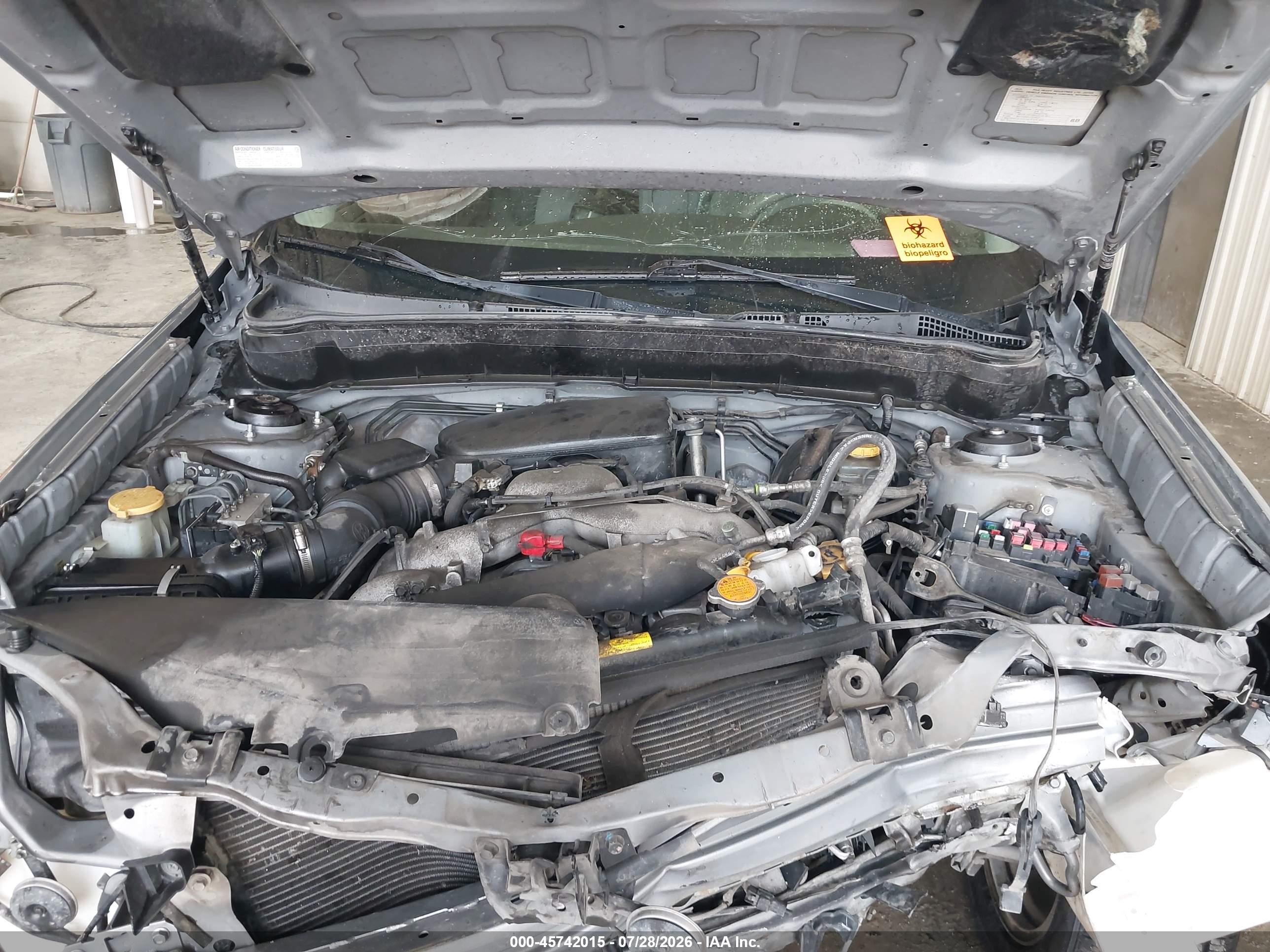 2009 Subaru Forester 2.5x Silver vin: JF2SH63619H785441