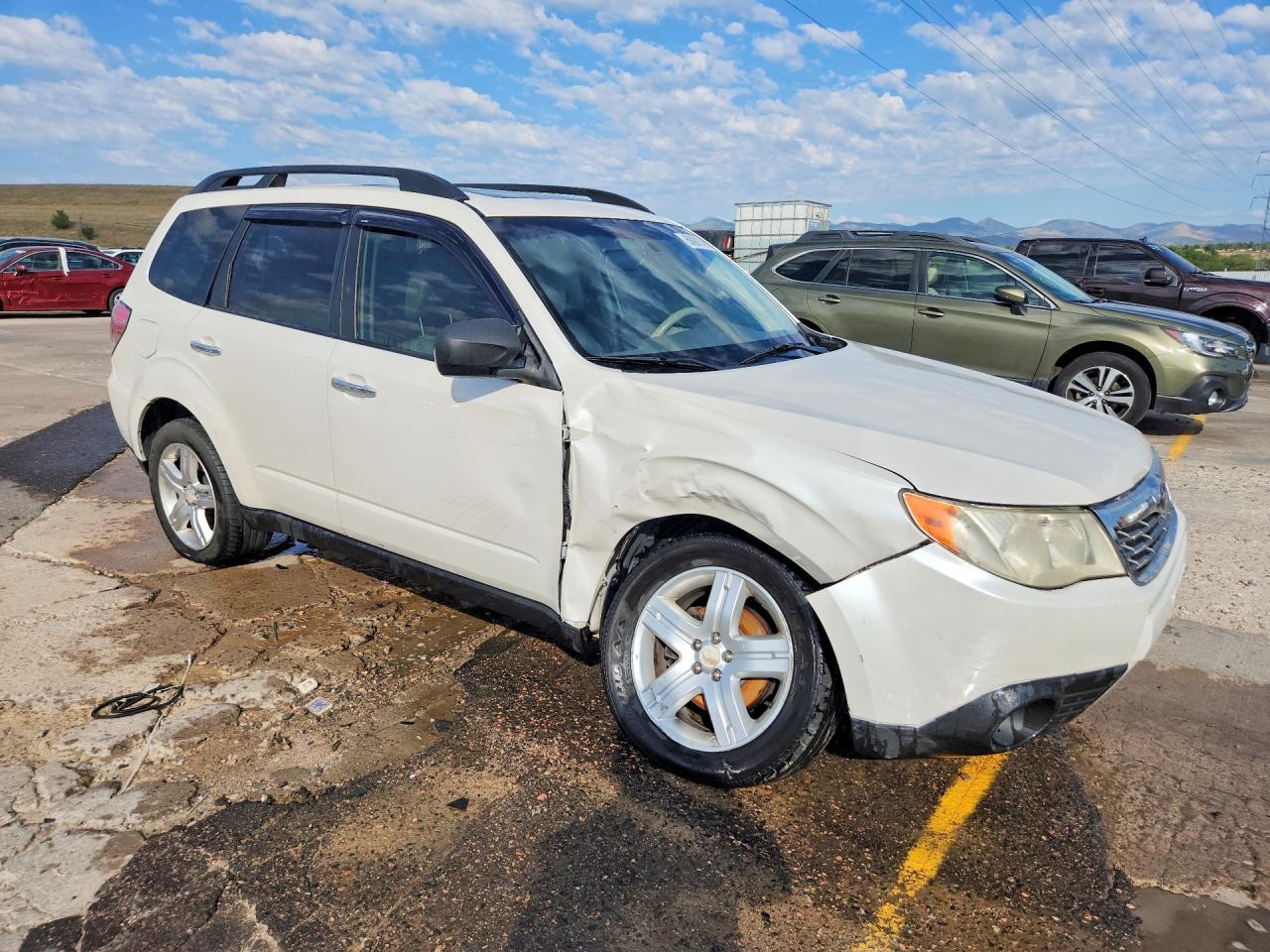 2009 Subaru Forester 2.5x Premium Белый vin: JF2SH63629G794140