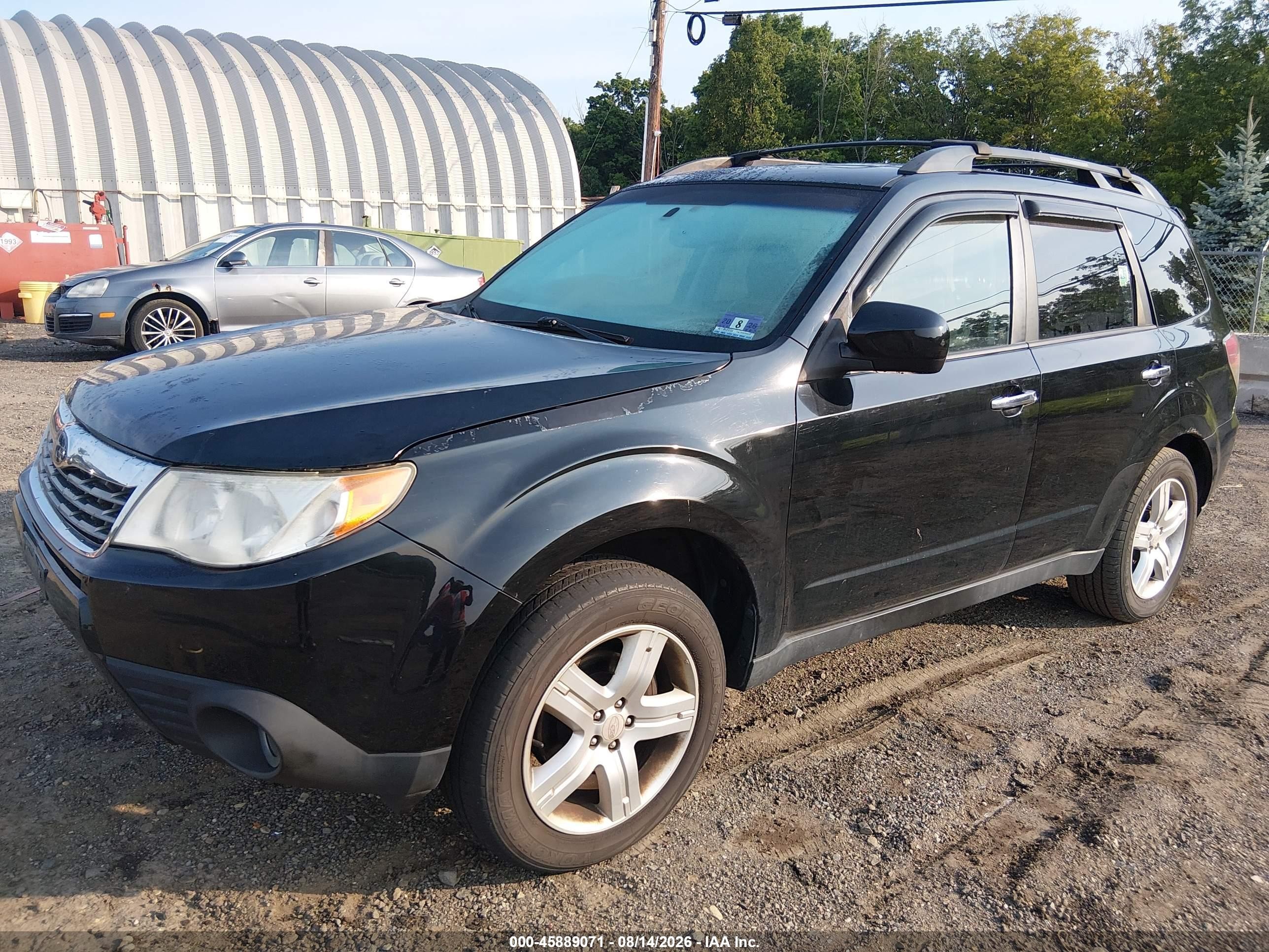 2009 Subaru Forester 2.5x Black vin: JF2SH63629H745076