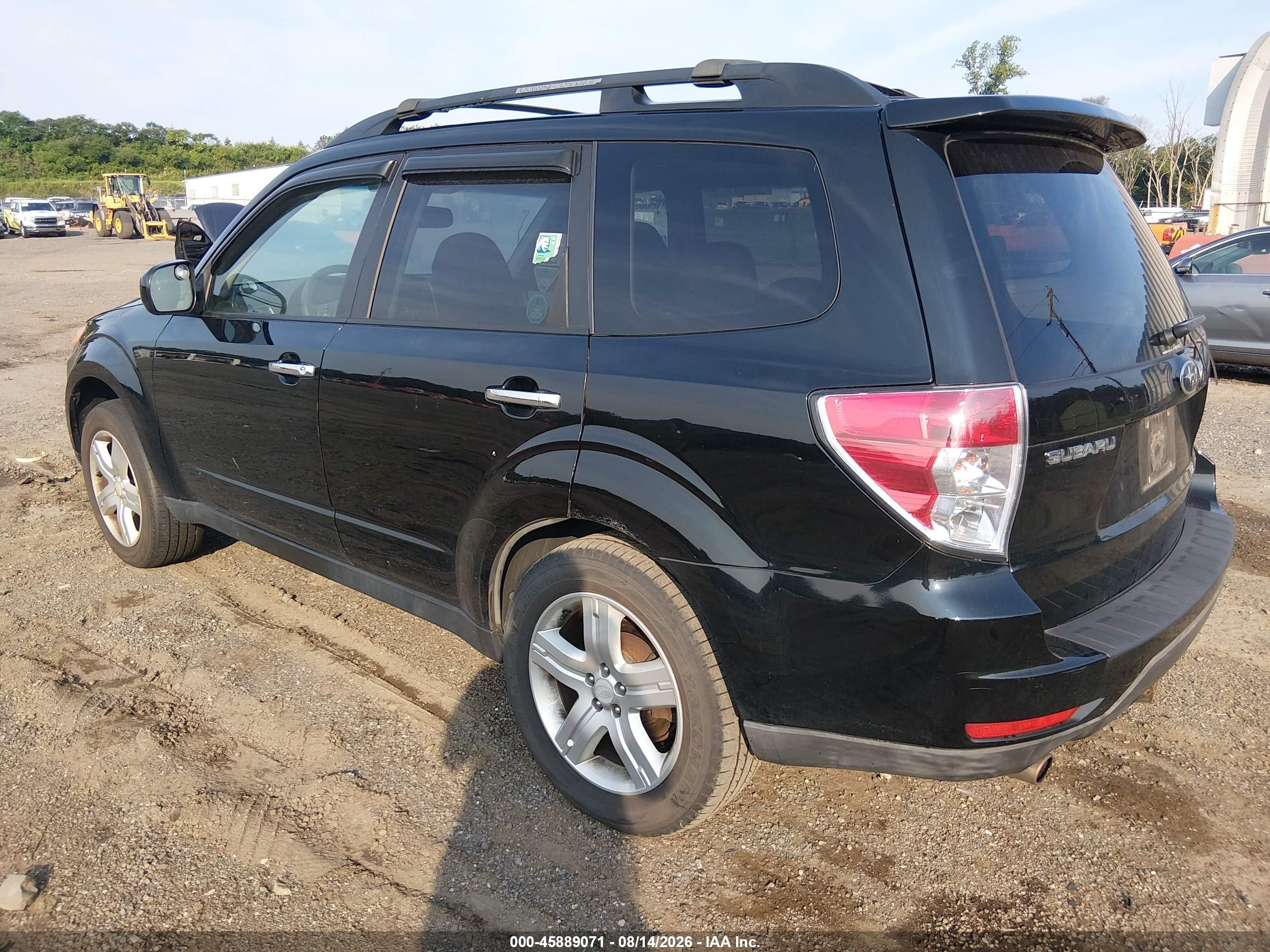 2009 Subaru Forester 2.5x Black vin: JF2SH63629H745076