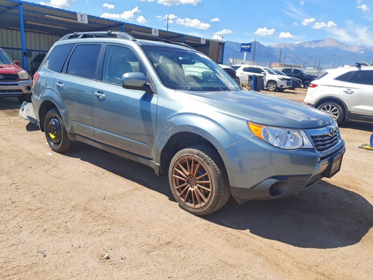 2009 Subaru Forester 2.5x Premium Blue vin: JF2SH63629H786839