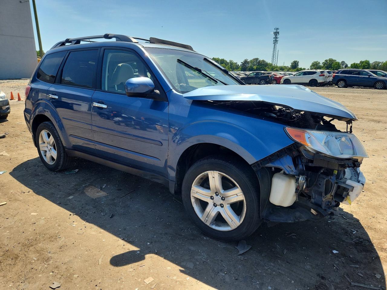 2009 Subaru Forester 2.5x Premium Blue vin: JF2SH63639H706724