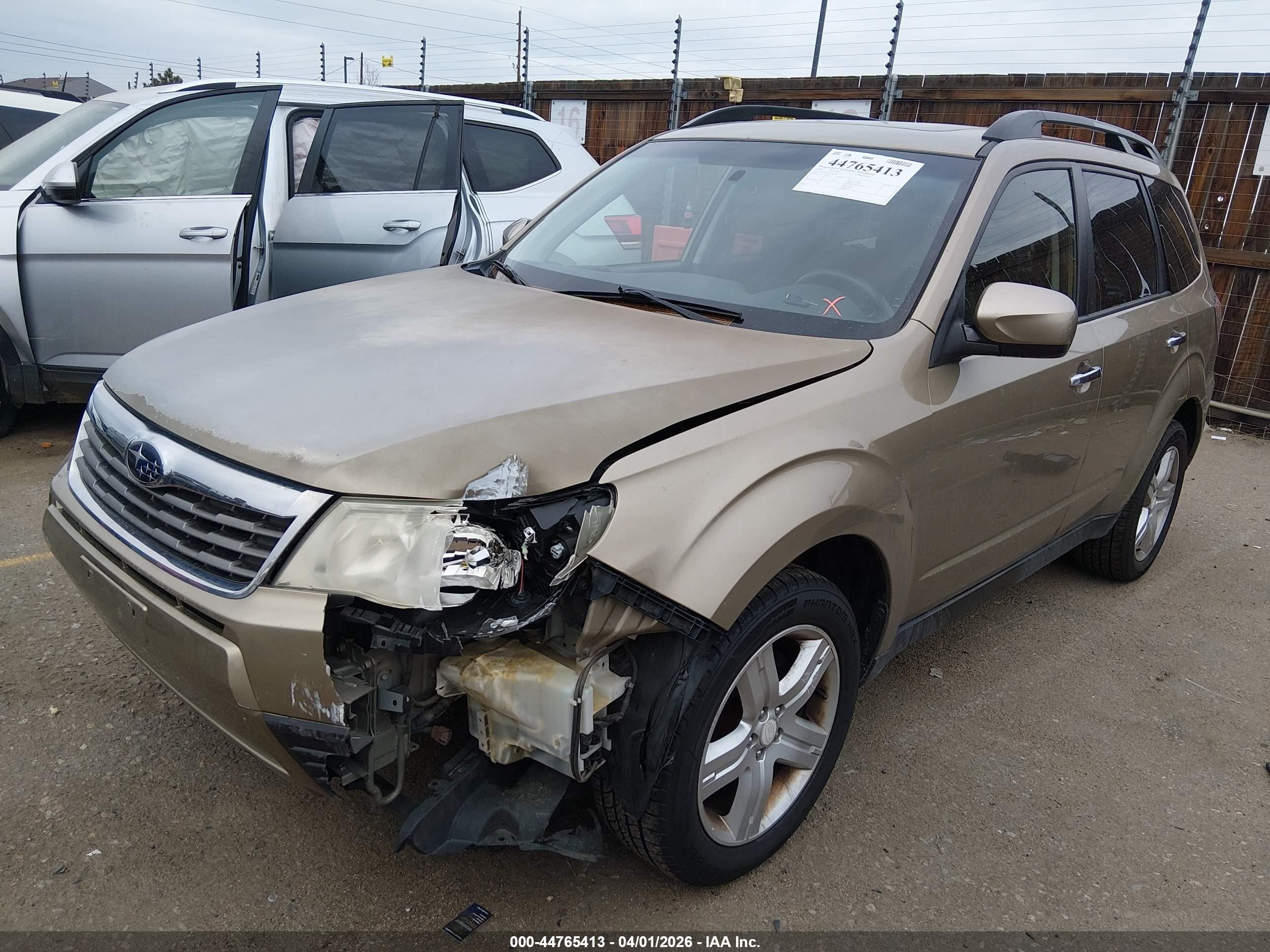 2009 Subaru Forester 2.5x Champagne vin: JF2SH63639H763280