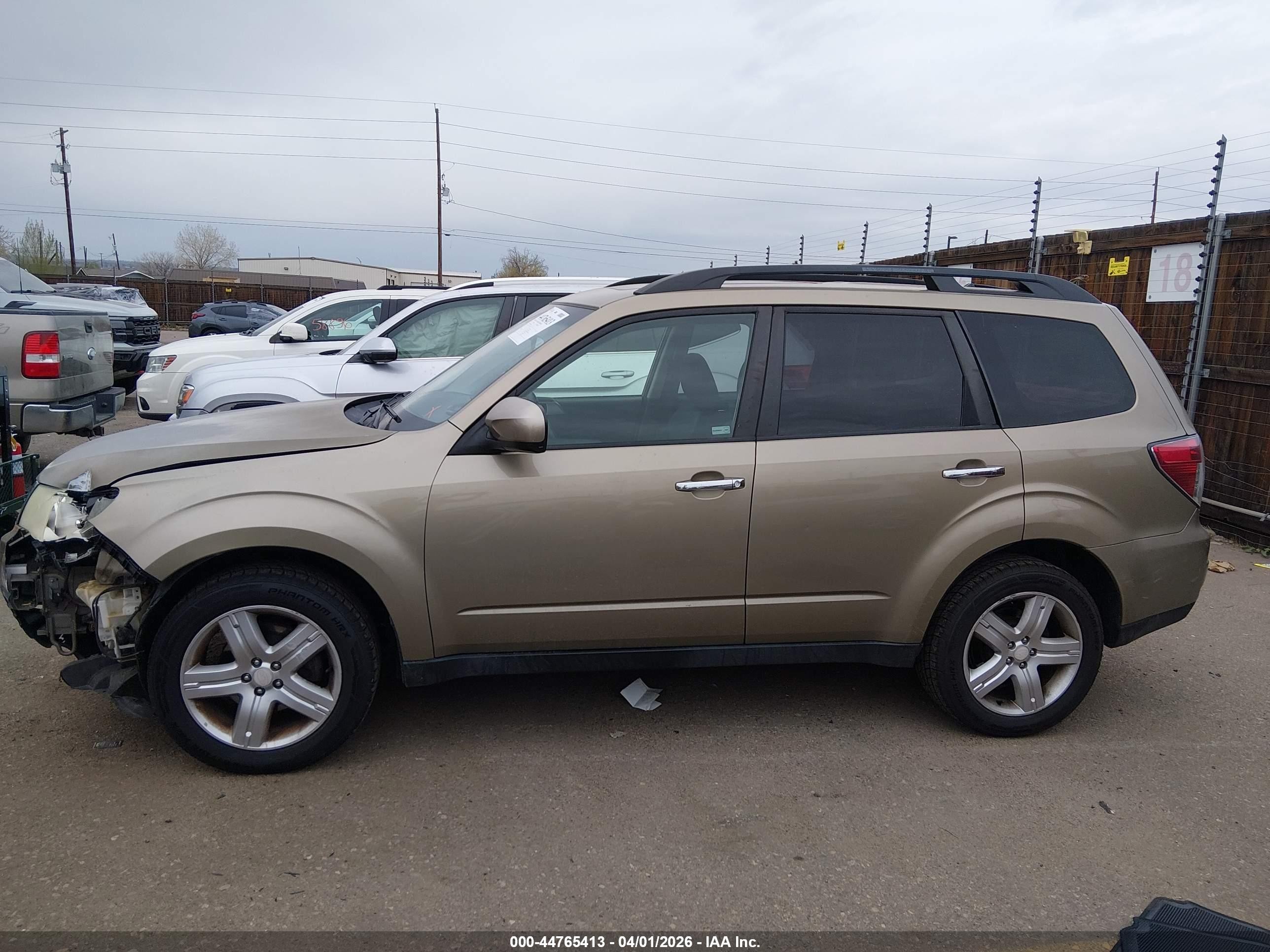 2009 Subaru Forester 2.5x Champagne vin: JF2SH63639H763280