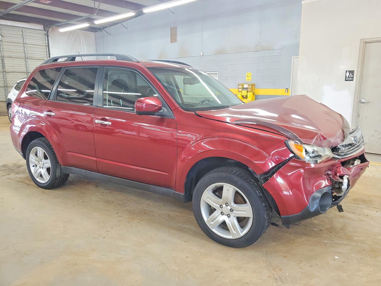 2009 Subaru Forester 2.5x Premium Бордовый vin: JF2SH63649H702603