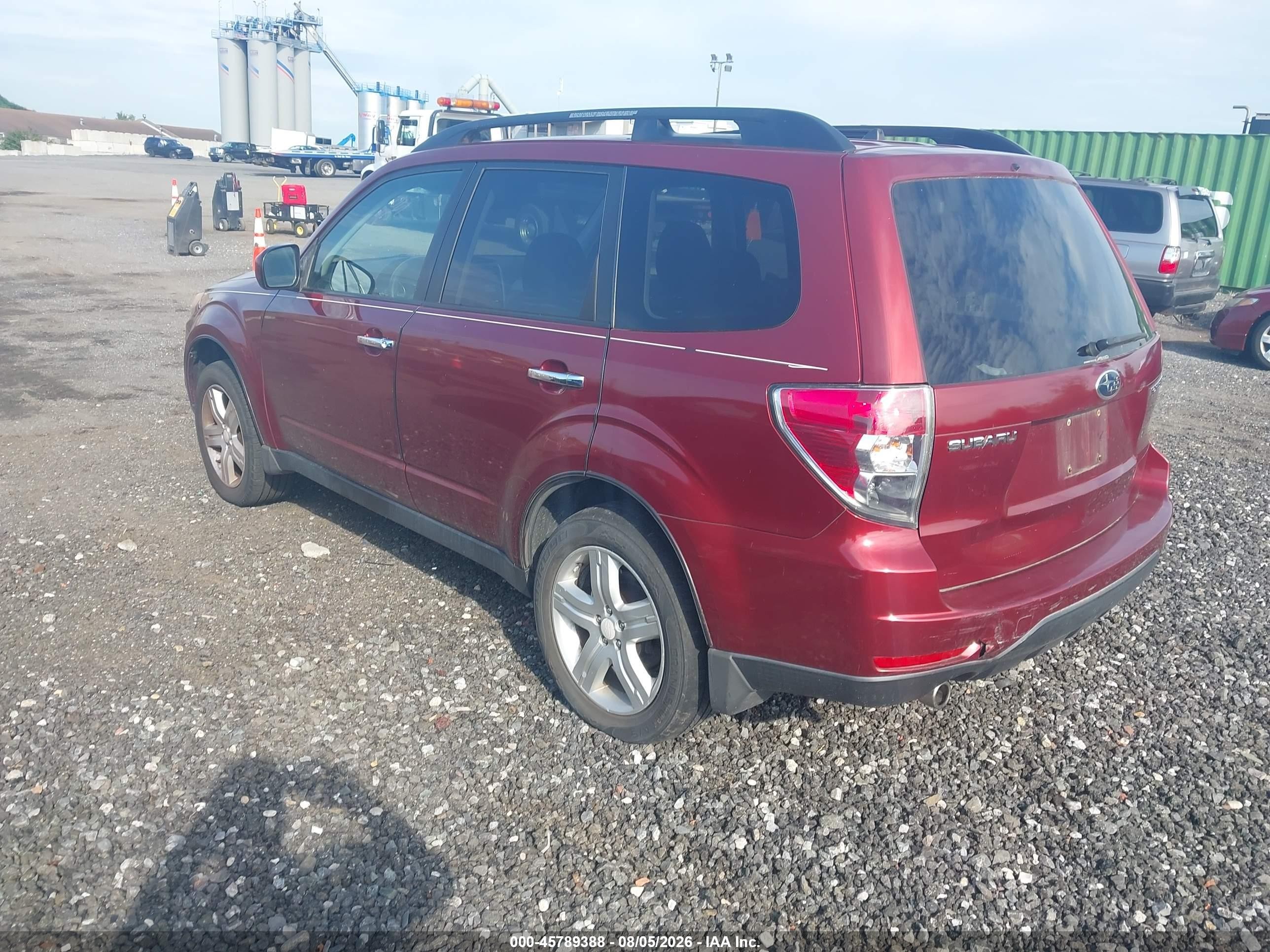 2009 Subaru Forester 2.5x Красный vin: JF2SH63649H756581