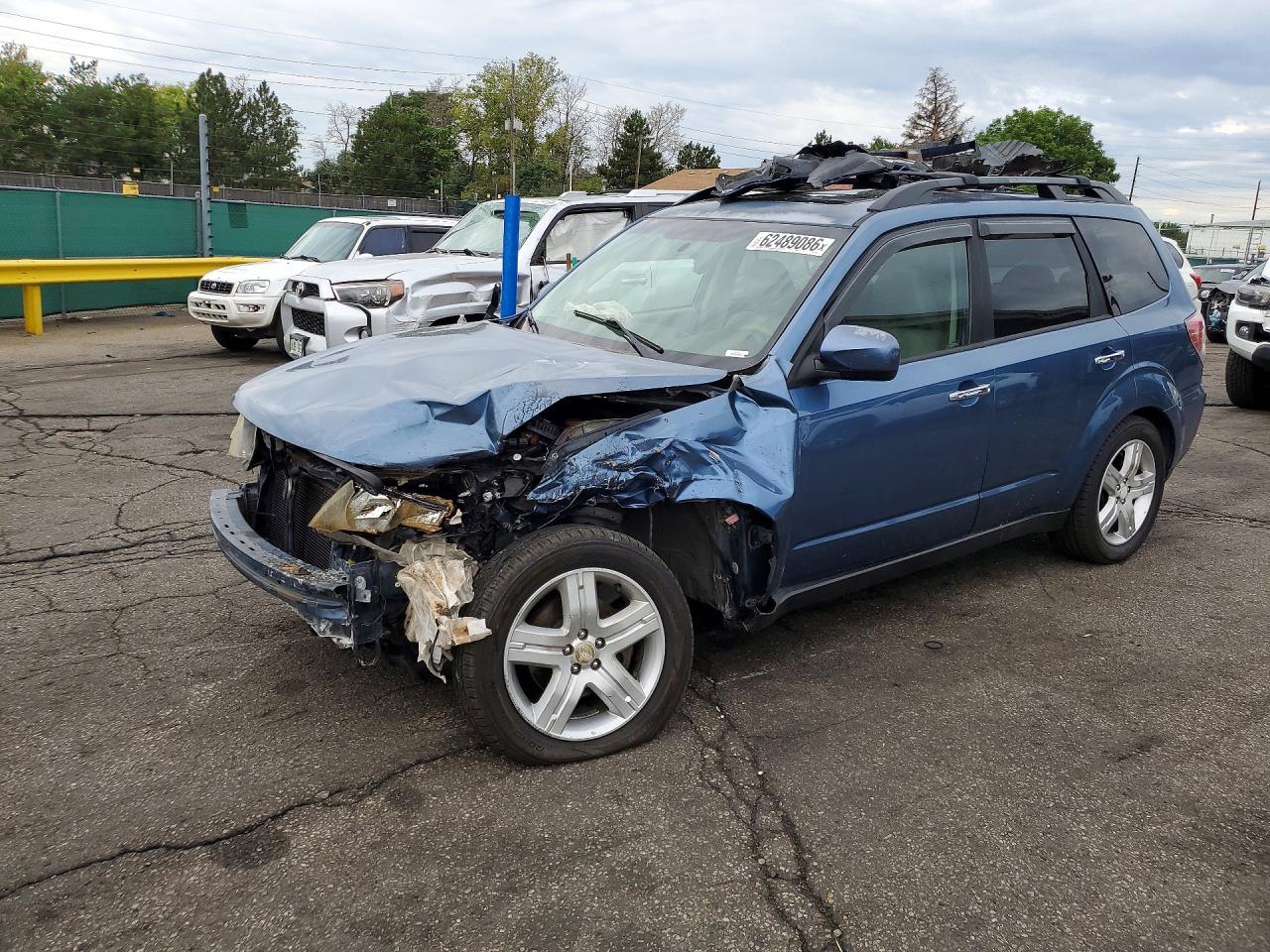 2009 Subaru Forester 2.5x Premium Blue vin: JF2SH63649H765880